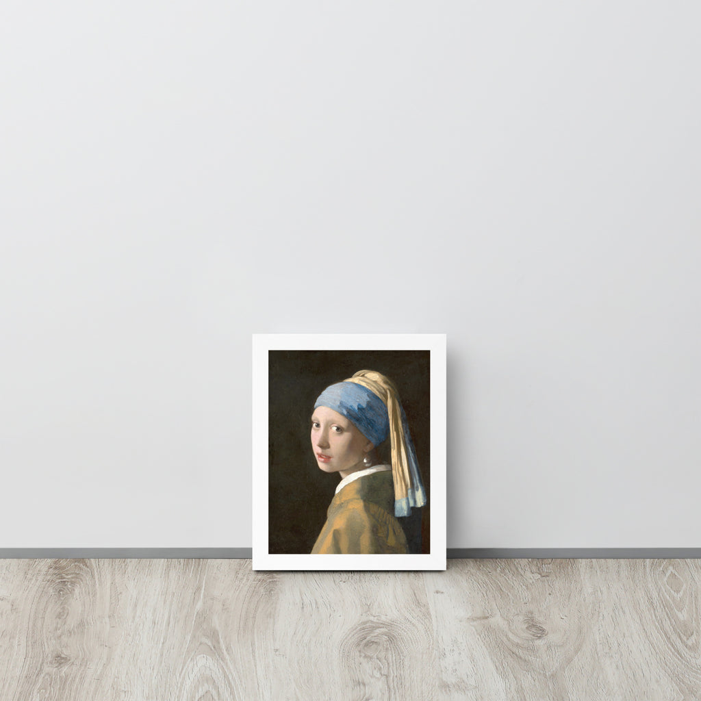 Girl with the pearl -- High Quality -- Framed on photo paper