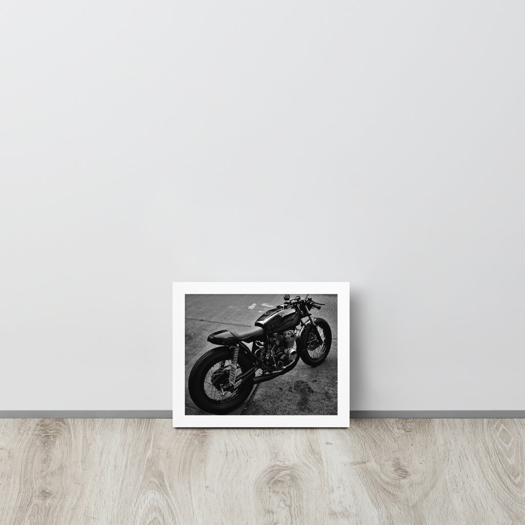 Bike -- High Quality -- Framed on photo paper
