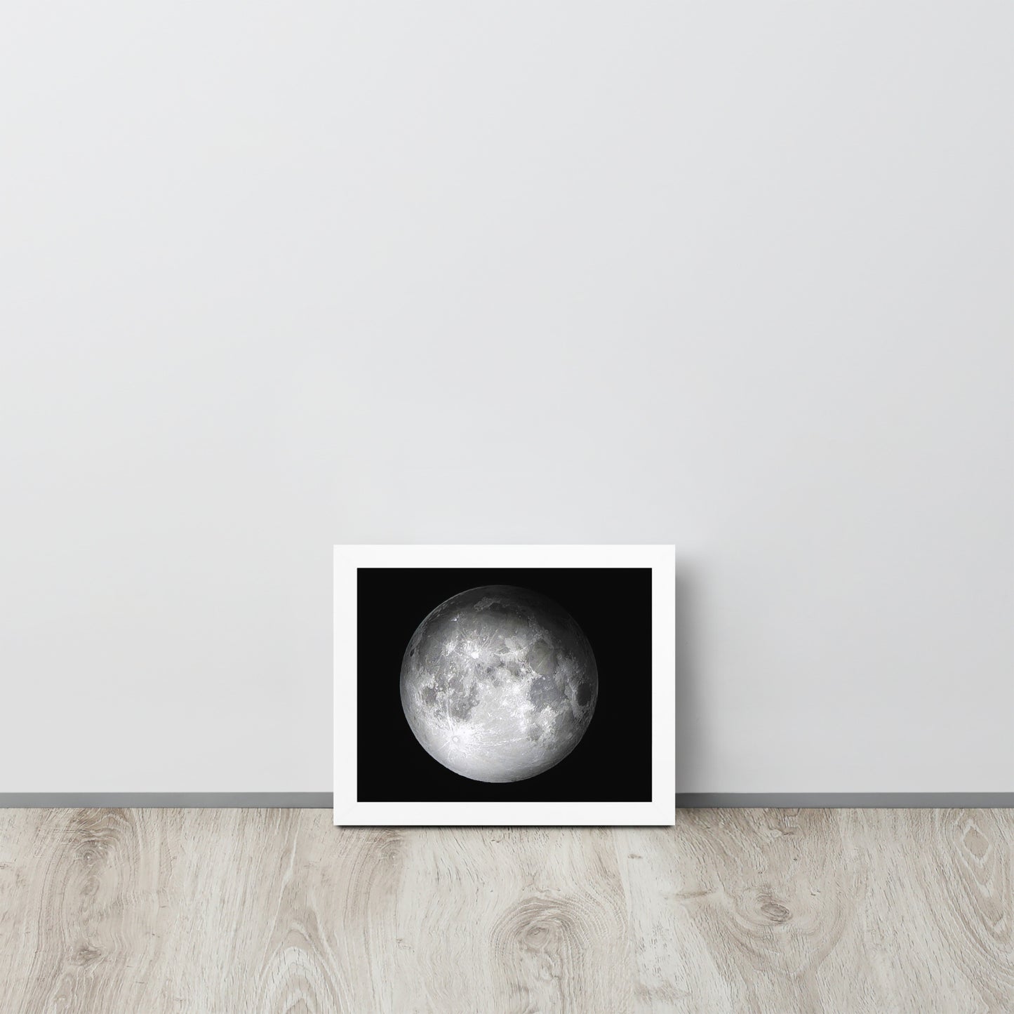The Moon -- High Quality -- Framed on photo paper
