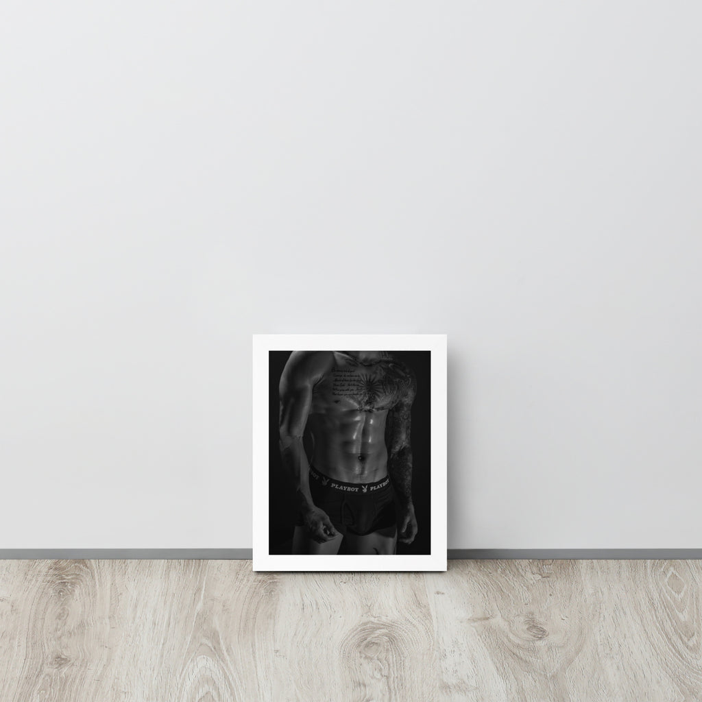 Men -- High Quality -- Framed on photo paper