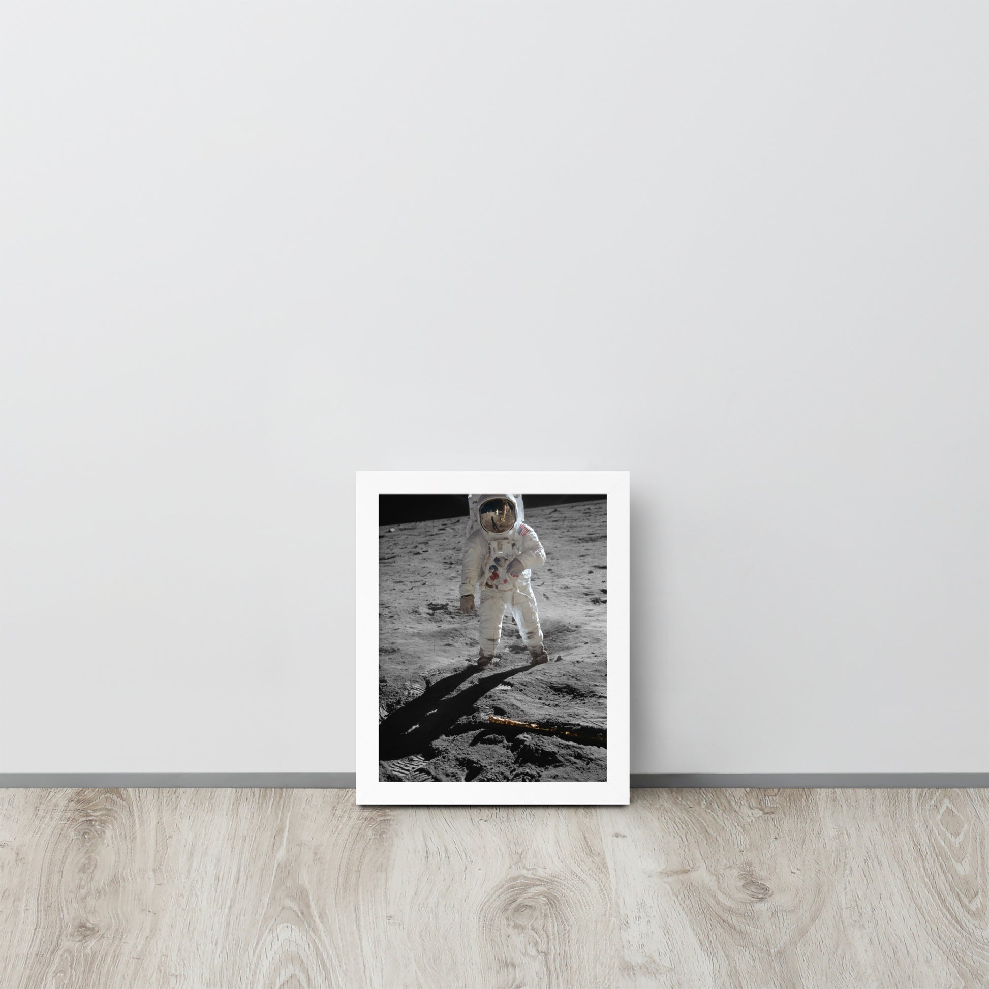 First Step on the Moon -- High Quality -- Framed on photo paper