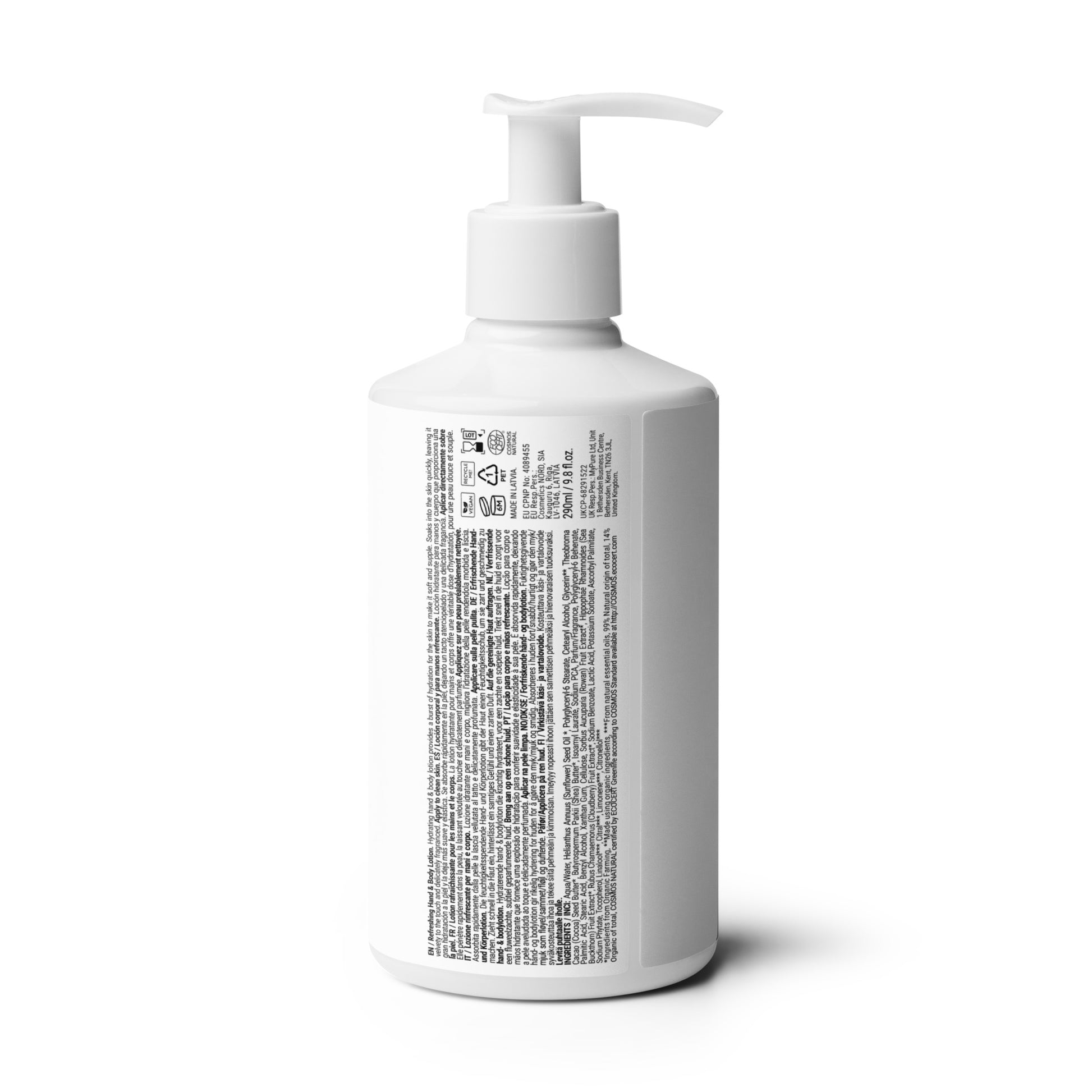 Luxury Refreshing hand & body lotion --Donna G.--