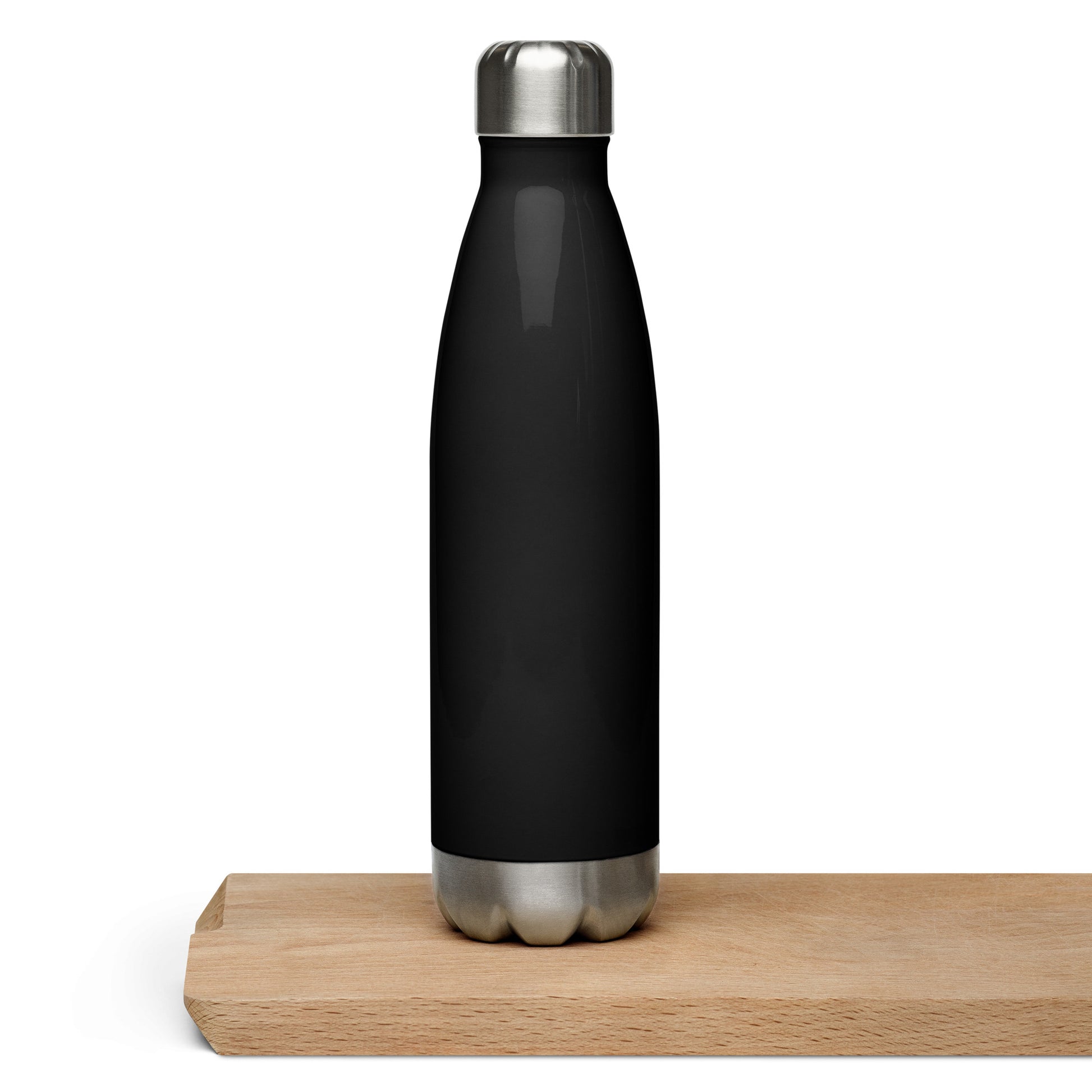 Luxury Stainless Steel Water Bottle --CH Style-- Black