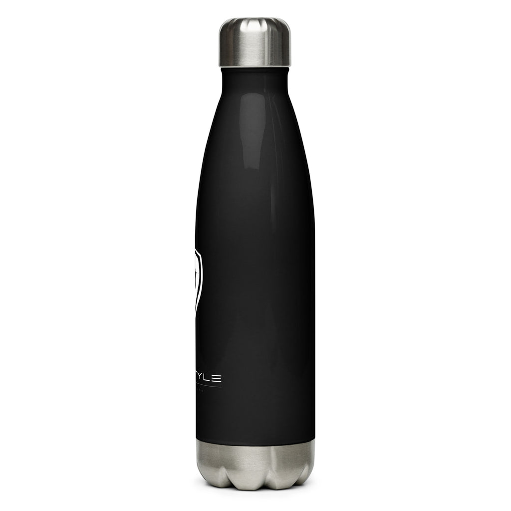 Luxury Stainless Steel Water Bottle --CH Style-- Black