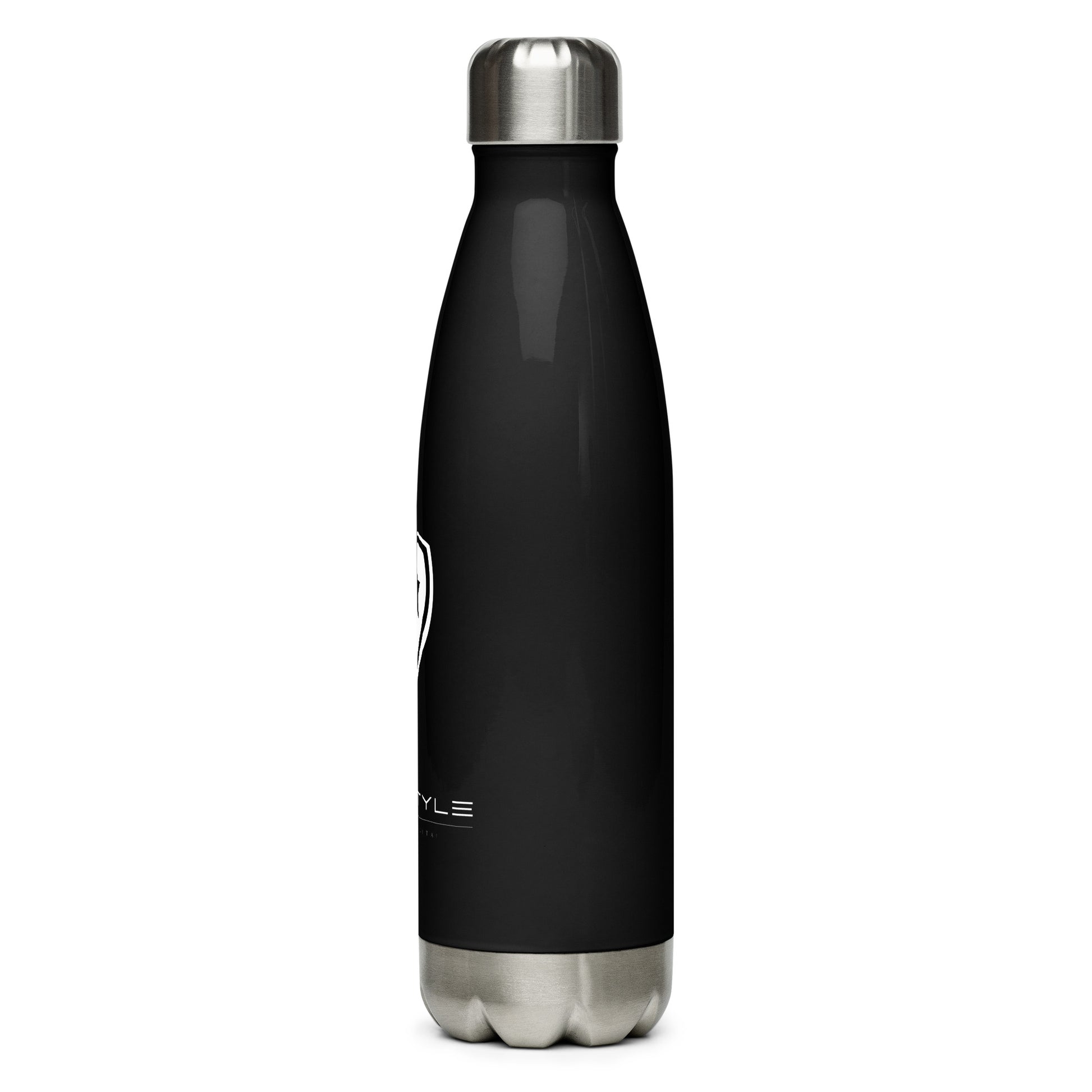 Luxury Stainless Steel Water Bottle --CH Style-- Black
