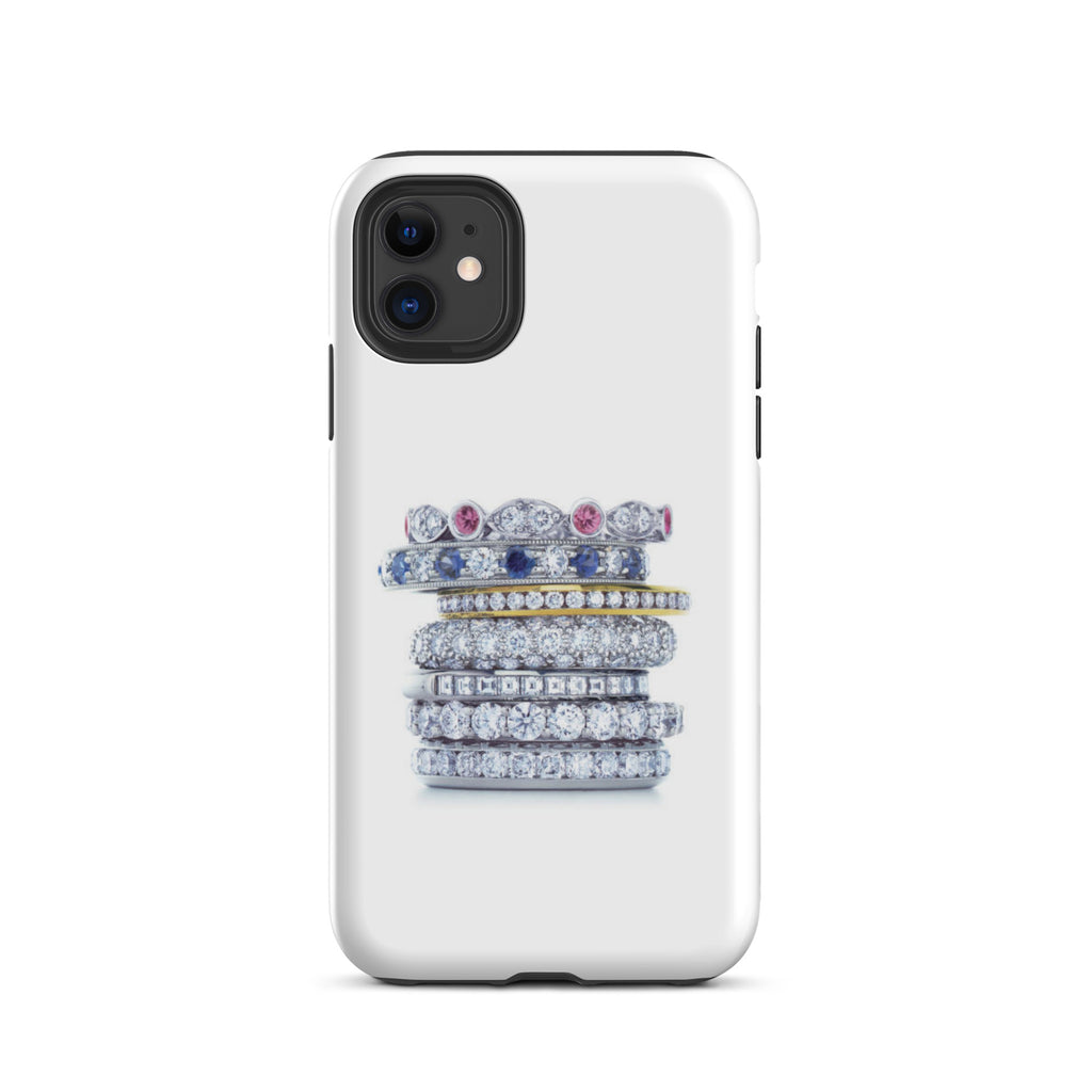 Luxury Tough IPhone Case ''Diamond Rings 2.0'' -- High Quality --