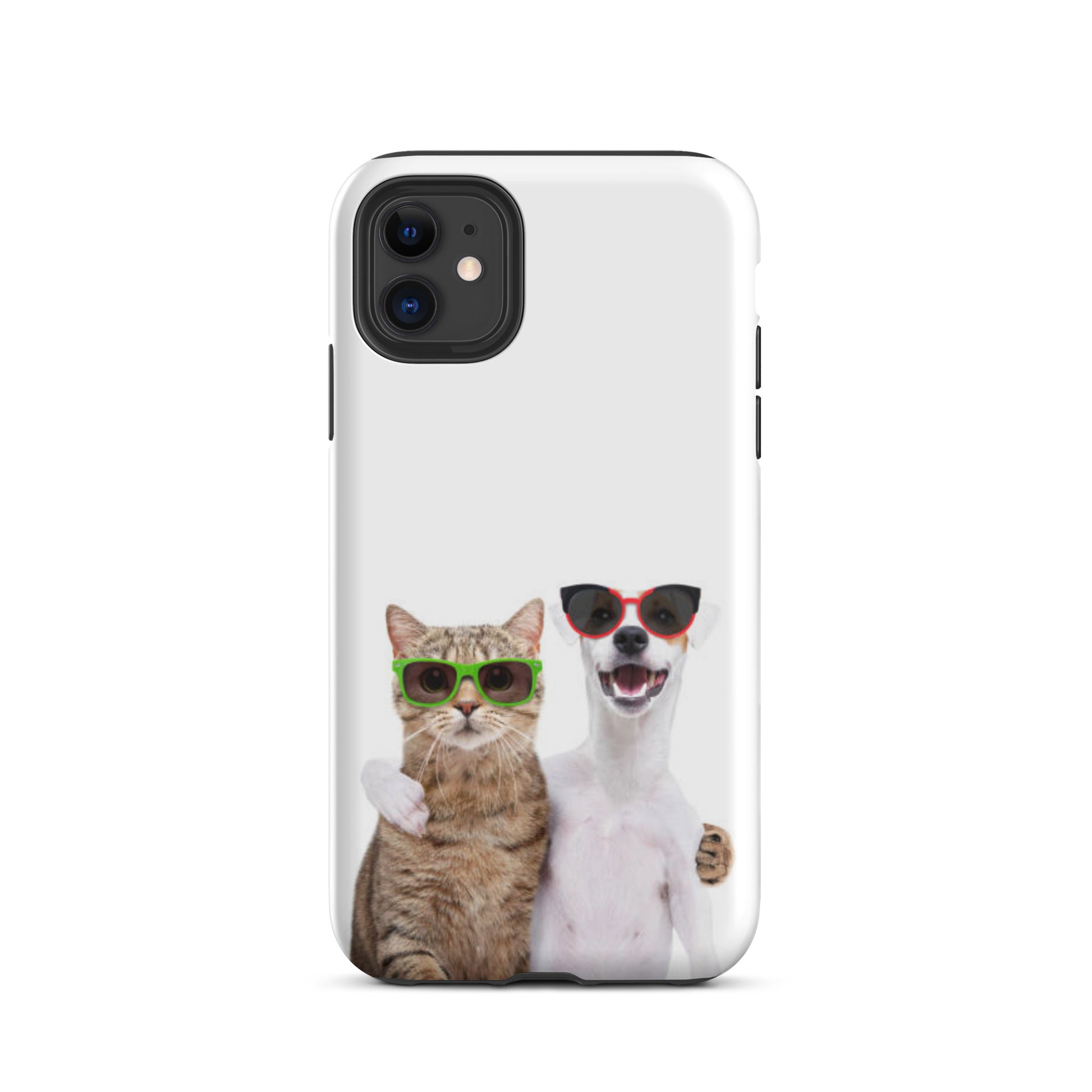 Luxury Tough iPhone Case ''Cat Dog 2'' -- High Quality --