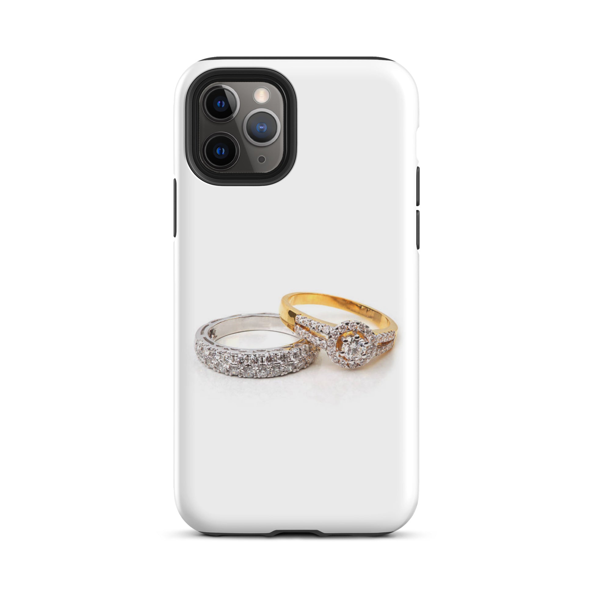 Luxury Tough IPhone Case ''Diamond Rings'' -- High Quality --