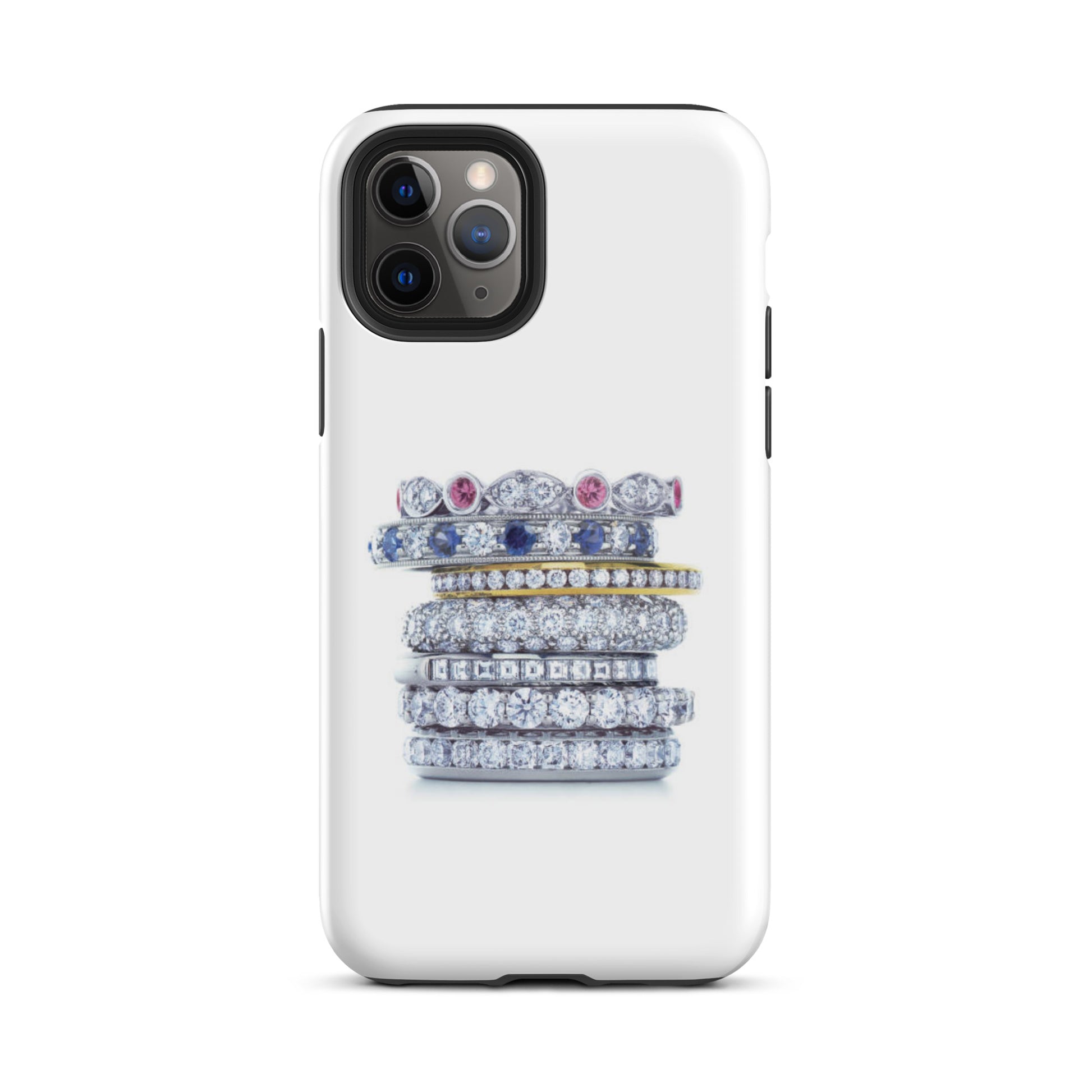 Luxury Tough IPhone Case ''Diamond Rings 2.0'' -- High Quality --