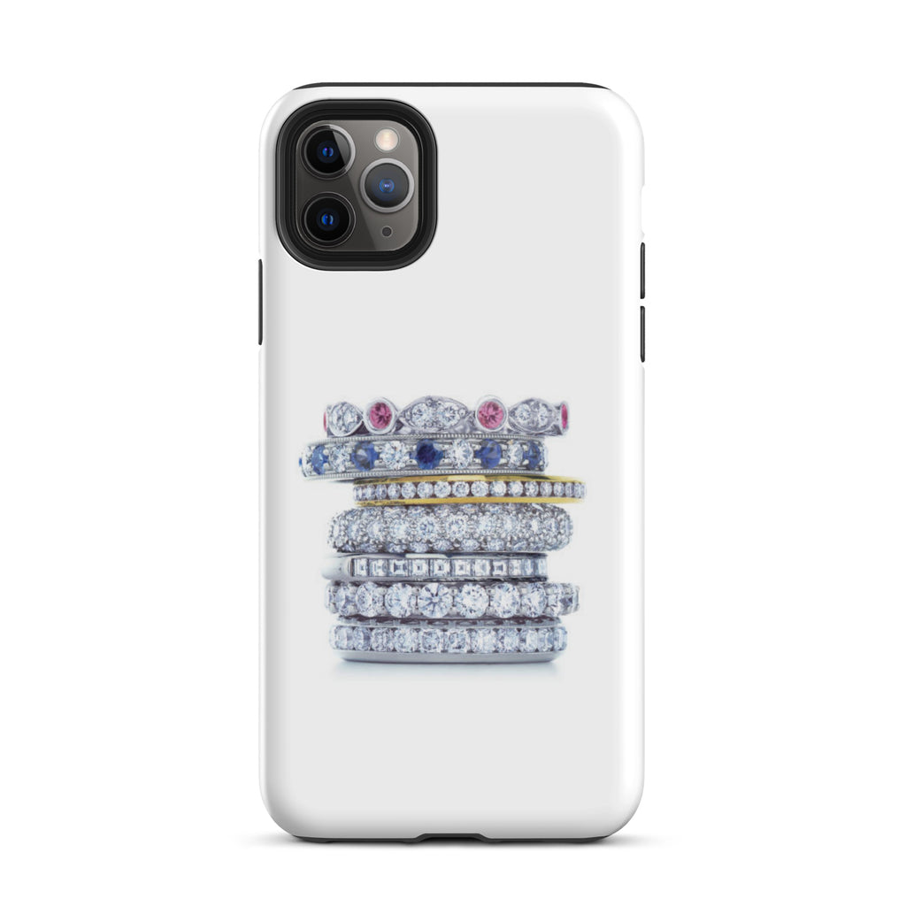 Luxury Tough IPhone Case ''Diamond Rings 2.0'' -- High Quality --