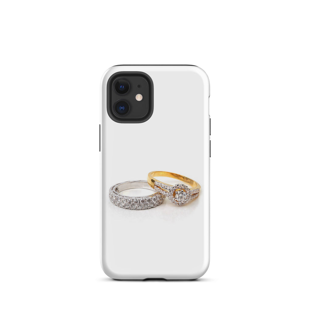 Luxury Tough IPhone Case ''Diamond Rings'' -- High Quality --