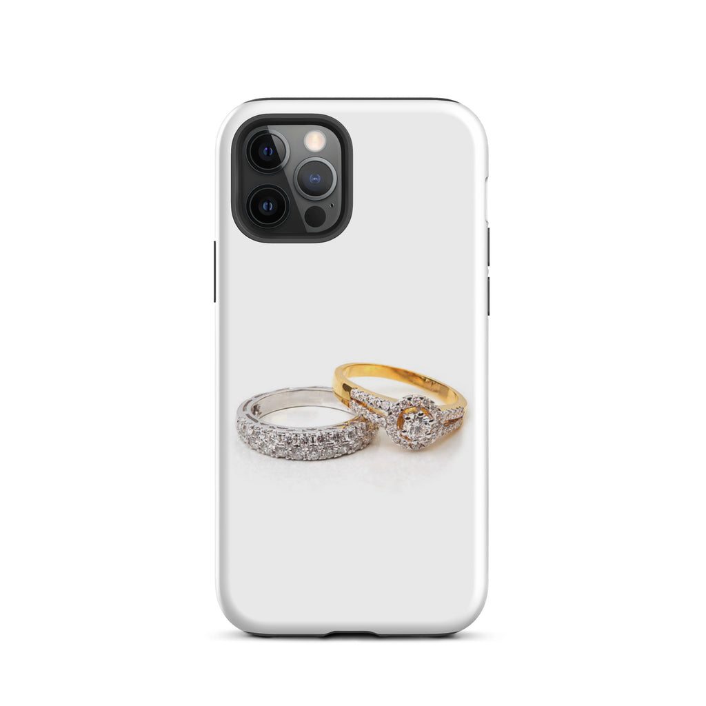 Luxury Tough IPhone Case ''Diamond Rings'' -- High Quality --