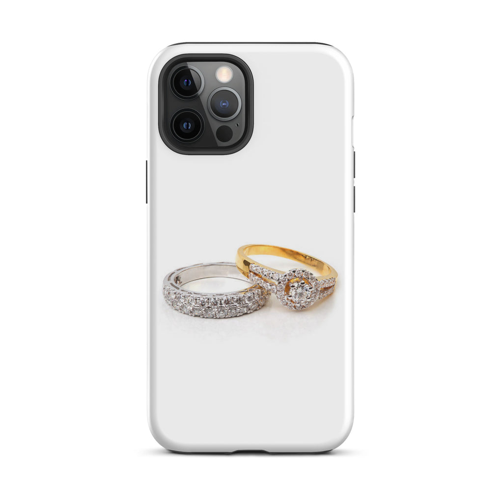 Luxury Tough IPhone Case ''Diamond Rings'' -- High Quality --