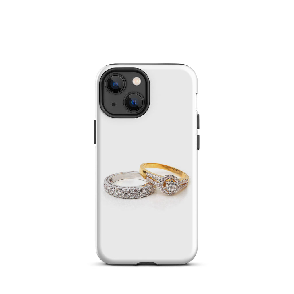 Luxury Tough IPhone Case ''Diamond Rings'' -- High Quality --