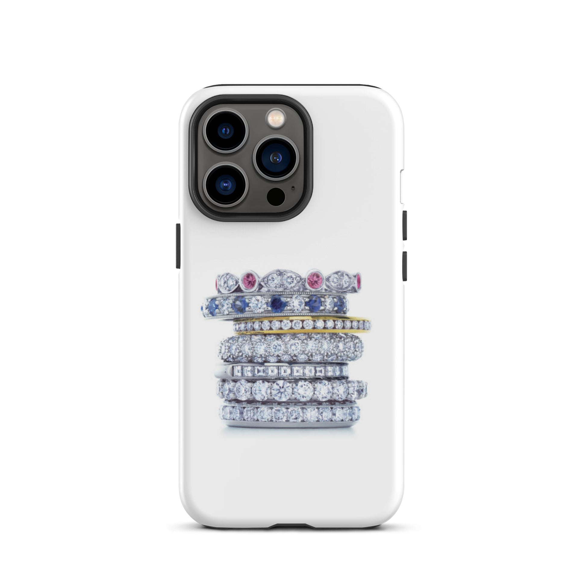 Luxury Tough IPhone Case ''Diamond Rings 2.0'' -- High Quality --