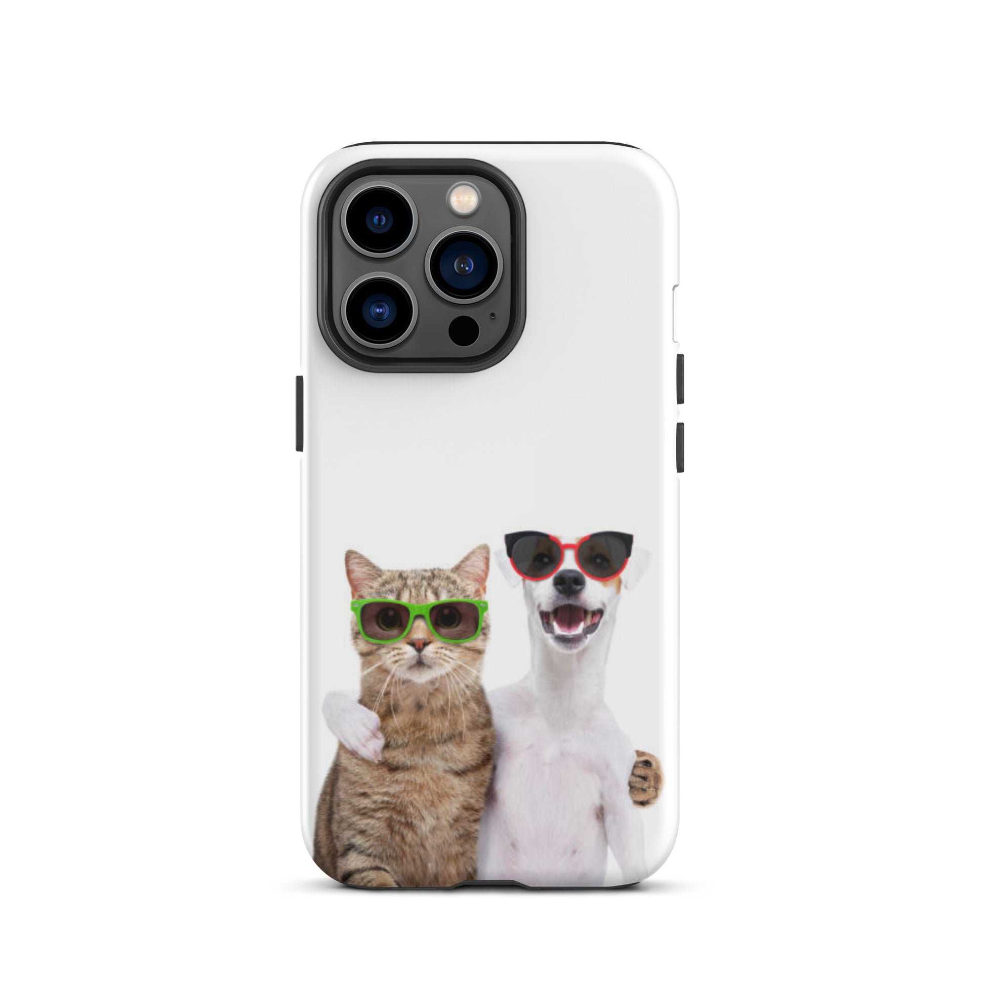 Luxury Tough iPhone Case ''Cat Dog 2'' -- High Quality --