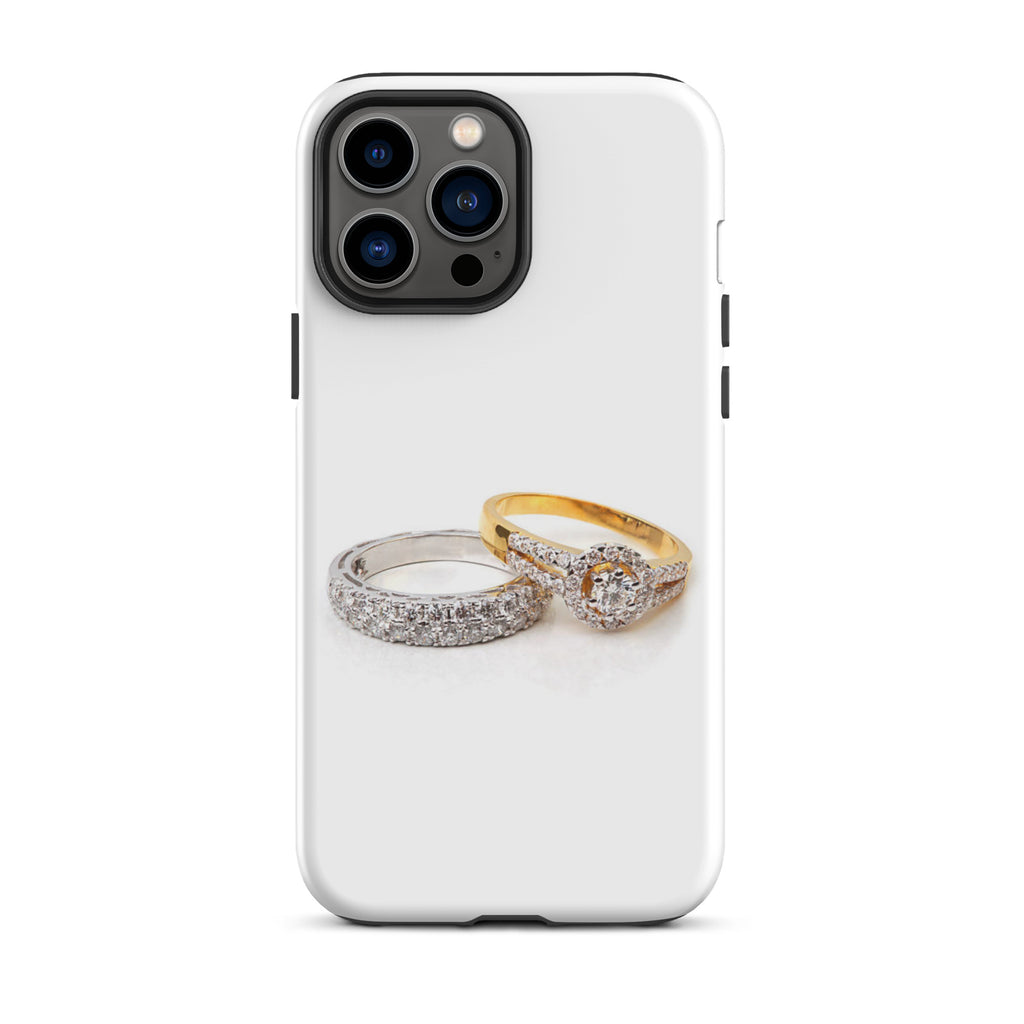 Luxury Tough IPhone Case ''Diamond Rings'' -- High Quality --