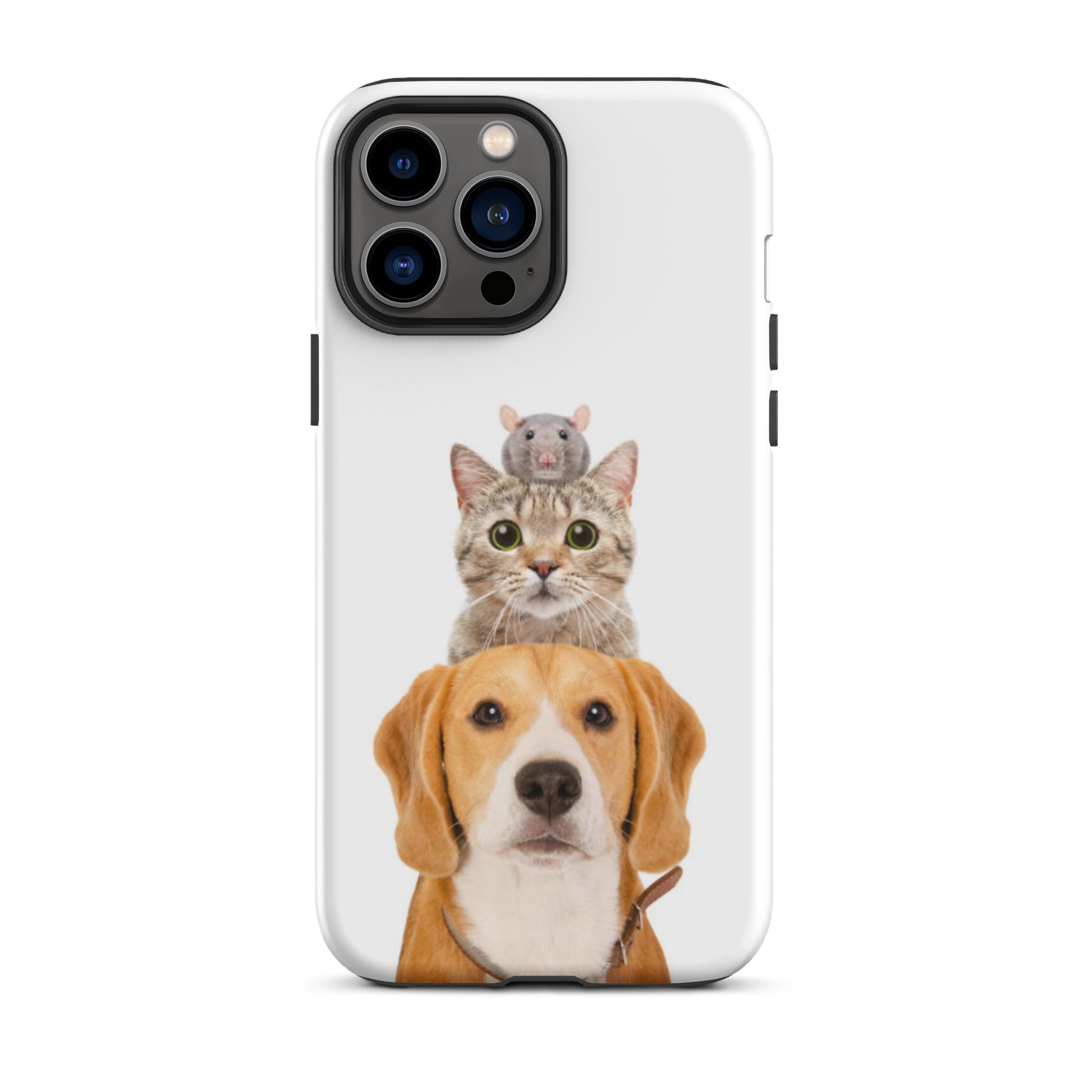 Luxury Tough IPhone Case ''3 Animals'' -- High Quality --