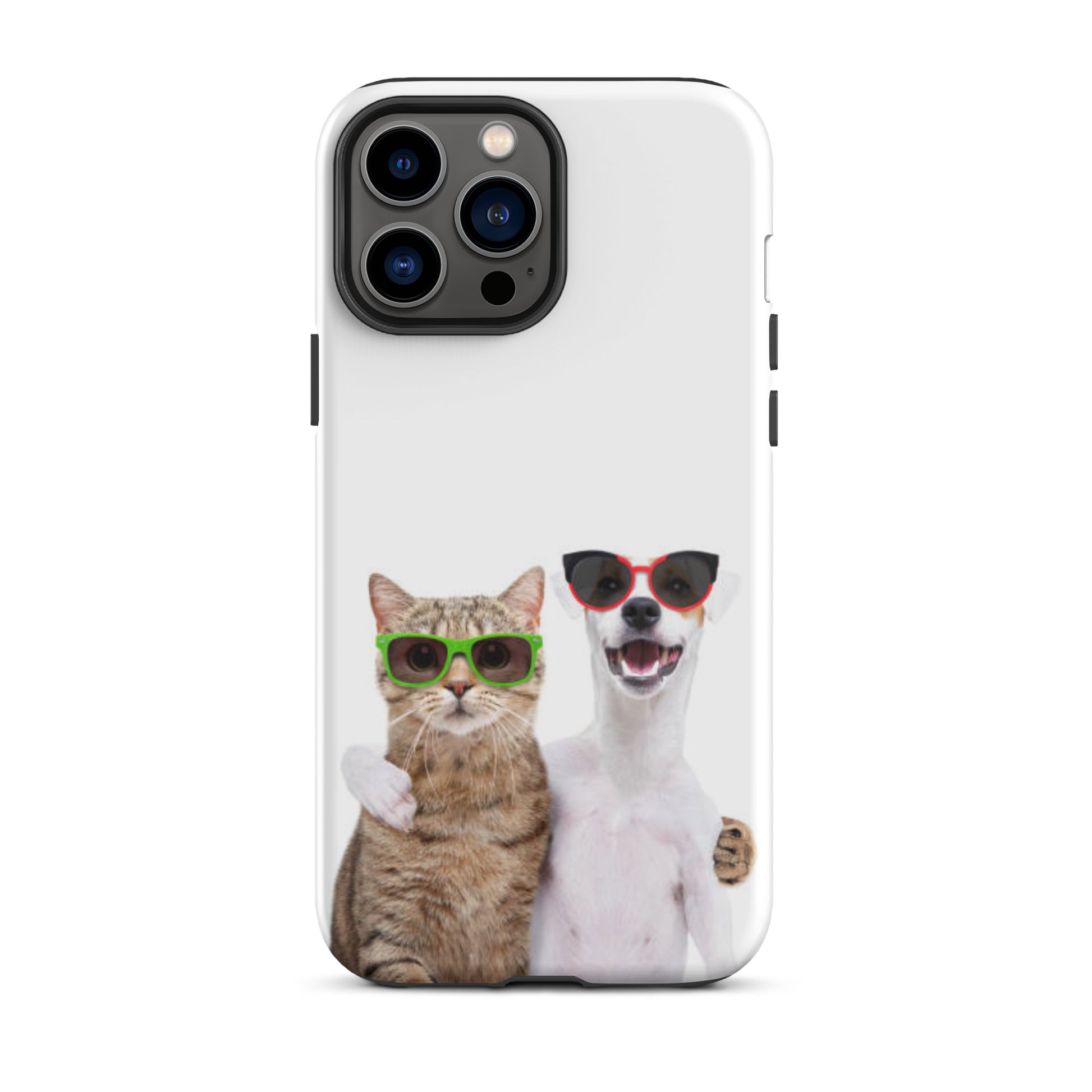 Luxury Tough iPhone Case ''Cat Dog 2'' -- High Quality --