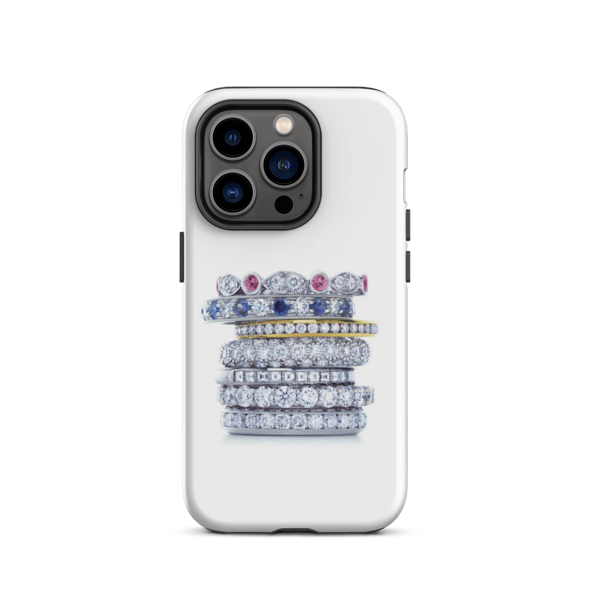 Luxury Tough IPhone Case ''Diamond Rings 2.0'' -- High Quality --