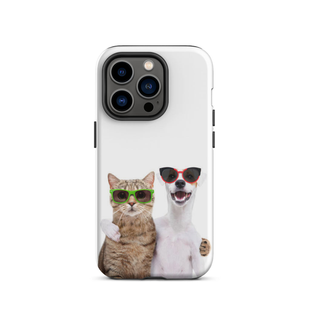 Luxury Tough iPhone Case ''Cat Dog 2'' -- High Quality --