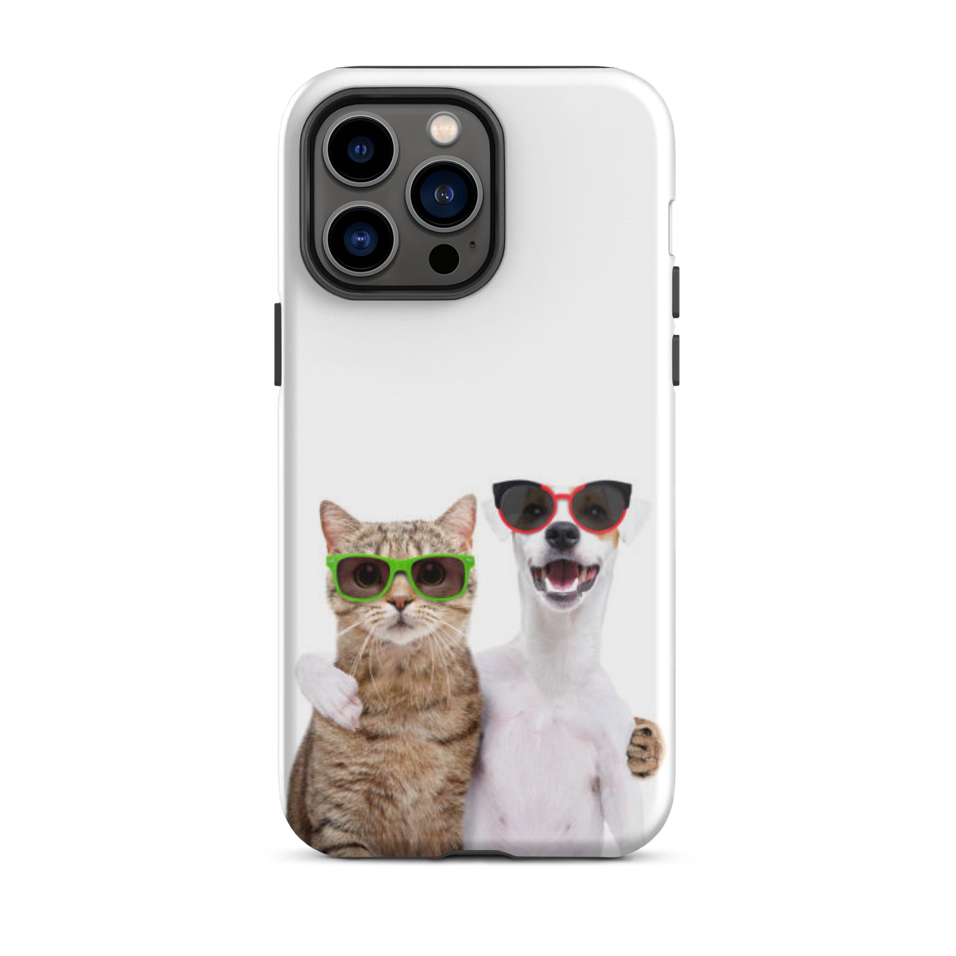 Luxury Tough iPhone Case ''Cat Dog 2'' -- High Quality --