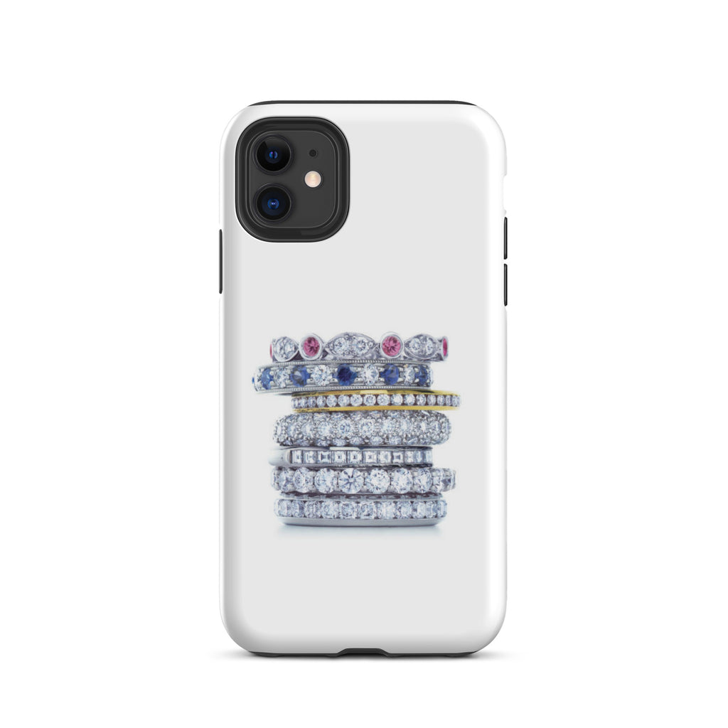 Luxury Tough IPhone Case ''Diamond Rings 2.0'' -- High Quality --