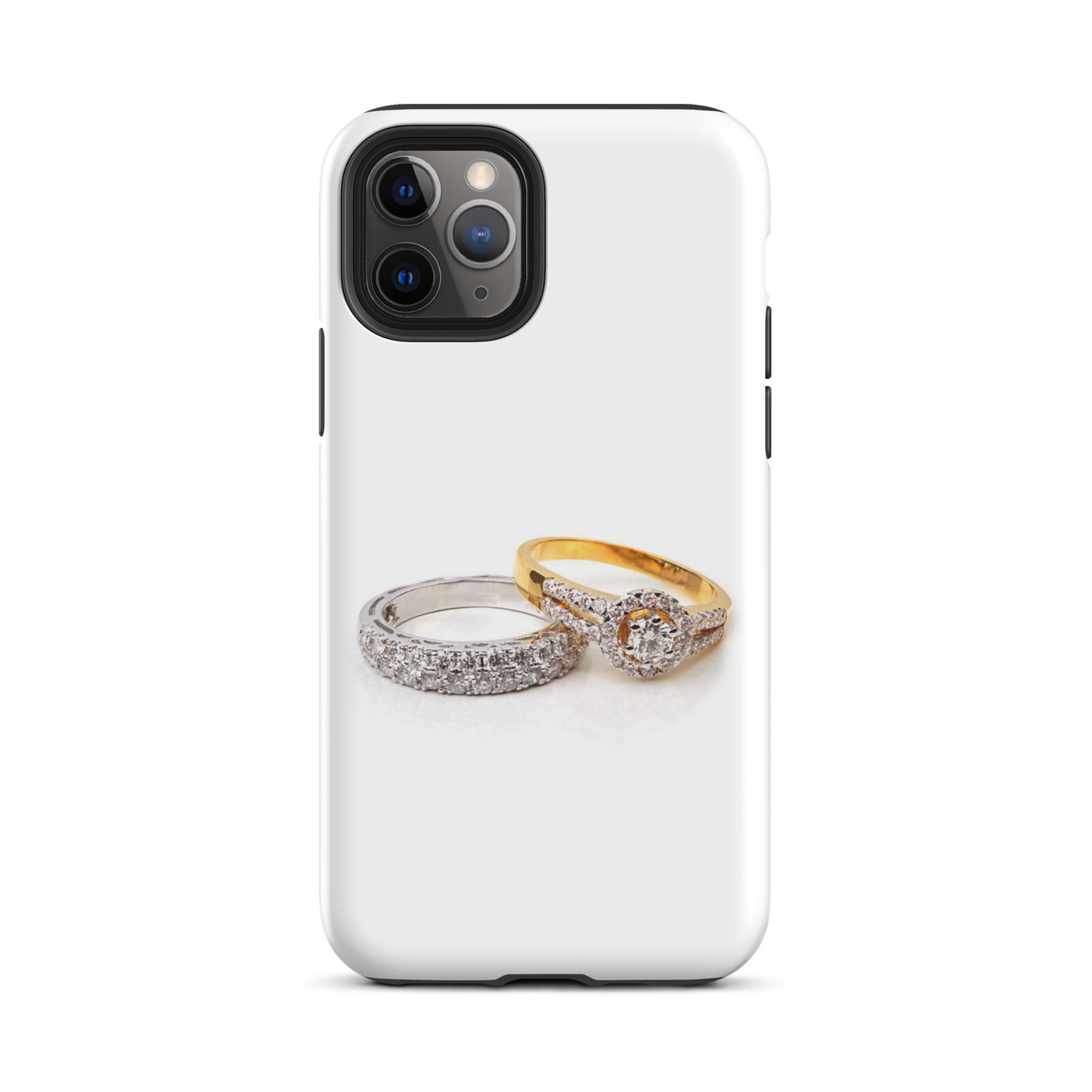 Luxury Tough IPhone Case ''Diamond Rings'' -- High Quality --