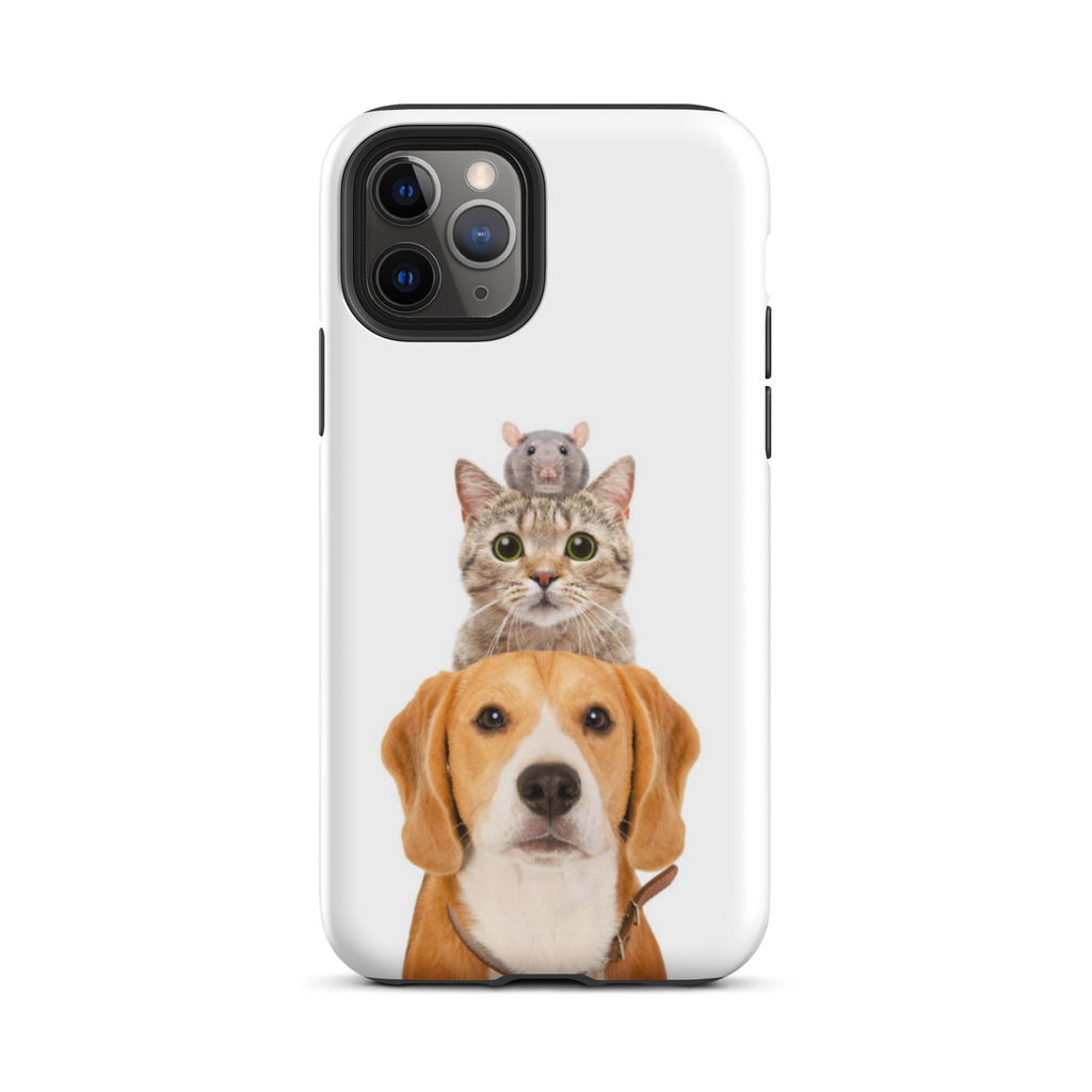 Luxury Tough IPhone Case ''3 Animals'' -- High Quality --