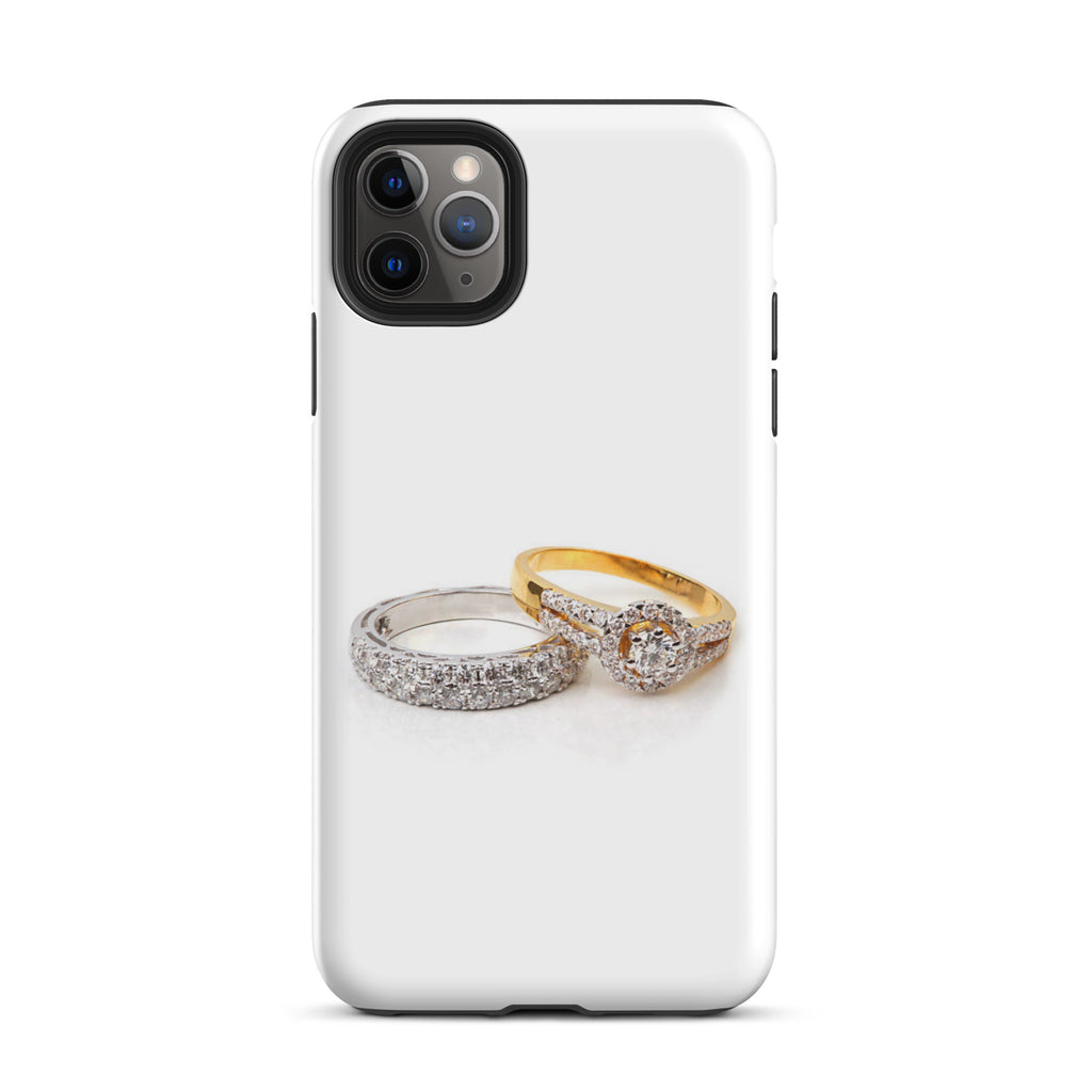 Luxury Tough IPhone Case ''Diamond Rings'' -- High Quality --
