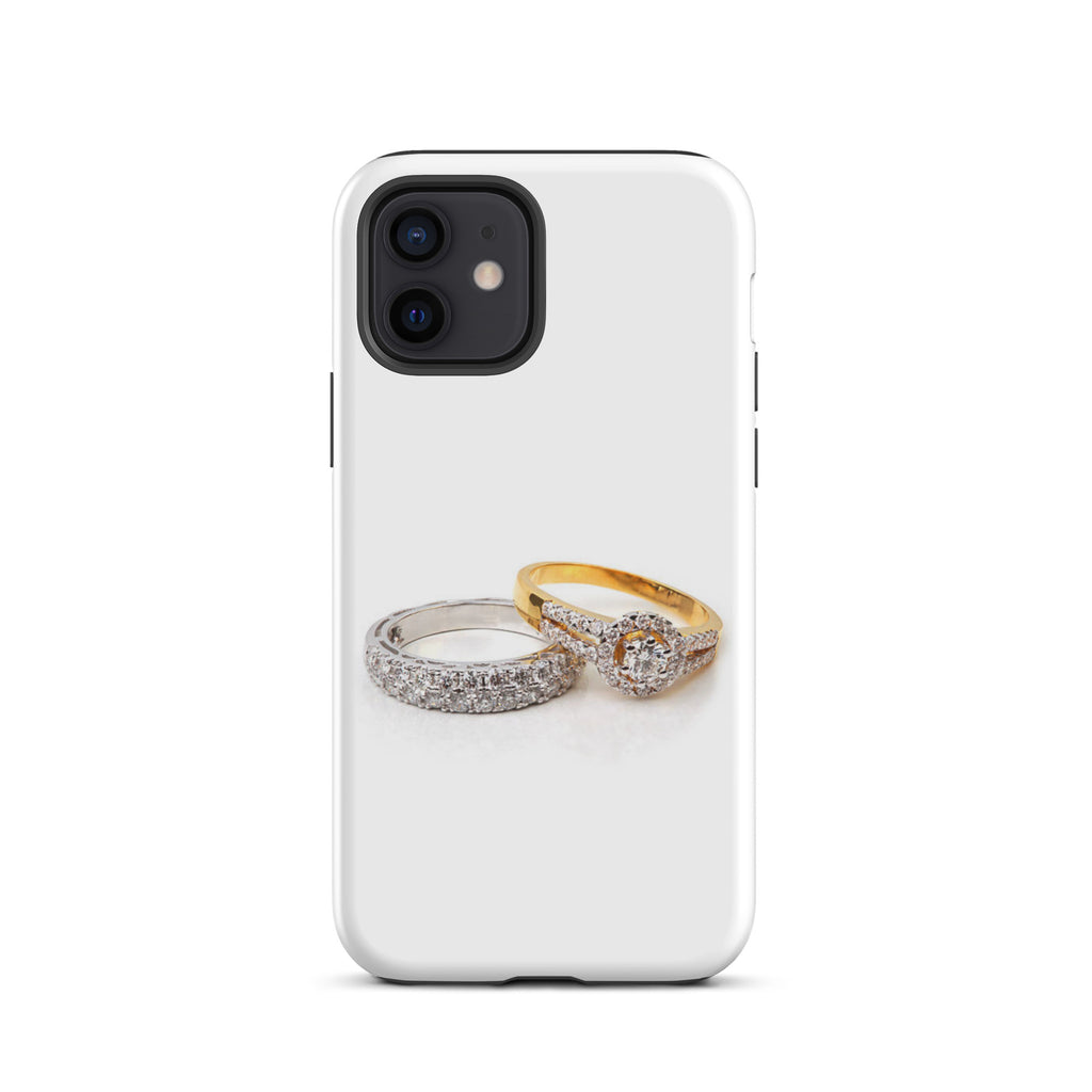 Luxury Tough IPhone Case ''Diamond Rings'' -- High Quality --