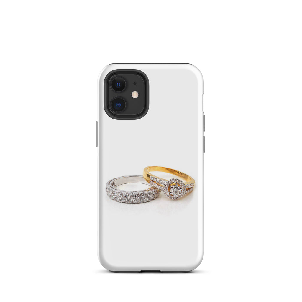Luxury Tough IPhone Case ''Diamond Rings'' -- High Quality --
