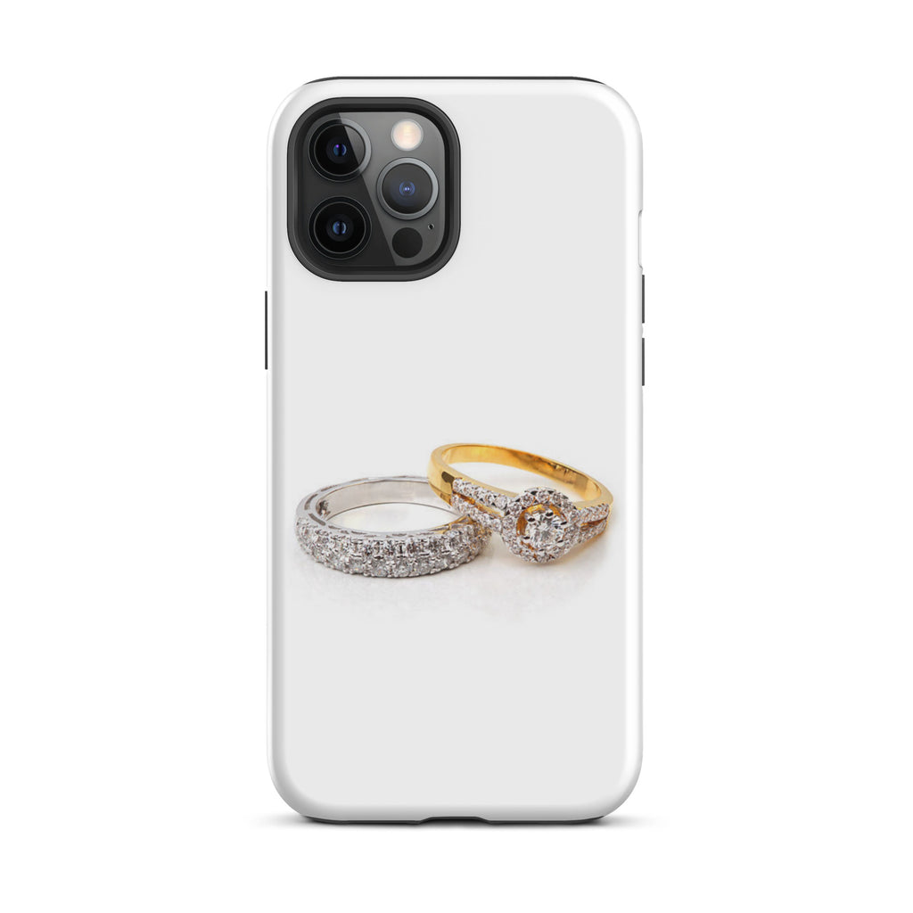 Luxury Tough IPhone Case ''Diamond Rings'' -- High Quality --