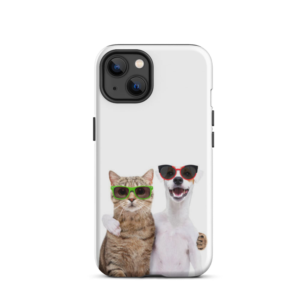 Luxury Tough iPhone Case ''Cat Dog 2'' -- High Quality --