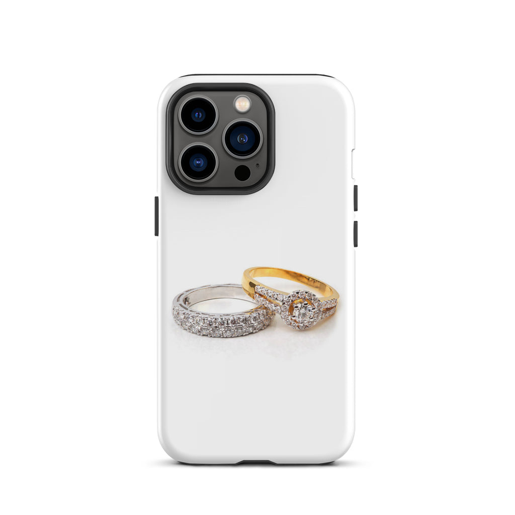 Luxury Tough IPhone Case ''Diamond Rings'' -- High Quality --