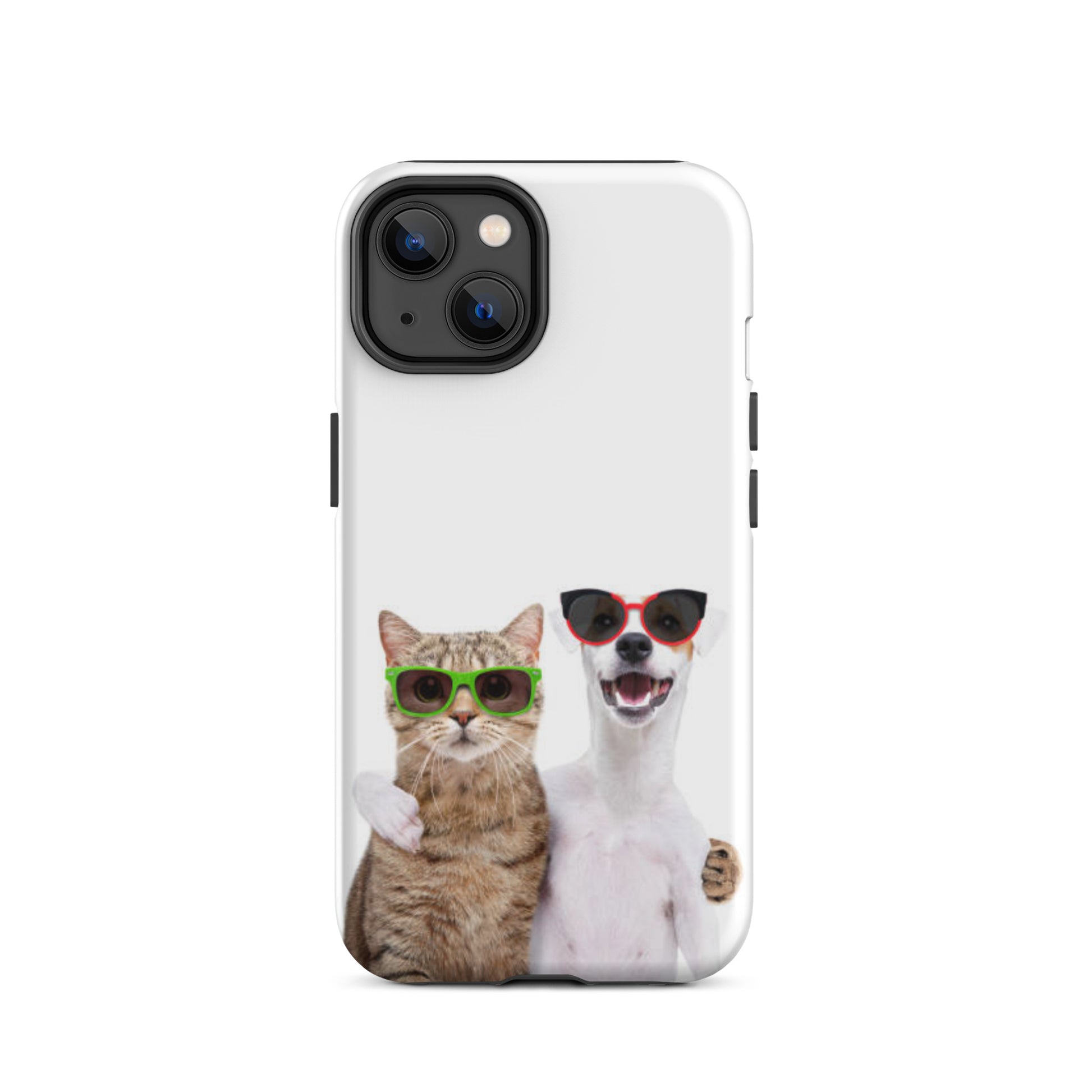 Luxury Tough iPhone Case ''Cat Dog 2'' -- High Quality --