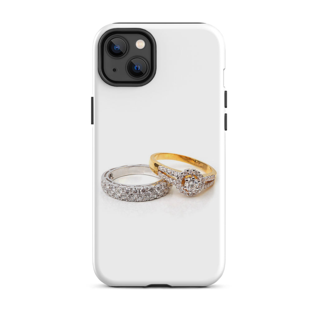 Luxury Tough IPhone Case ''Diamond Rings'' -- High Quality --