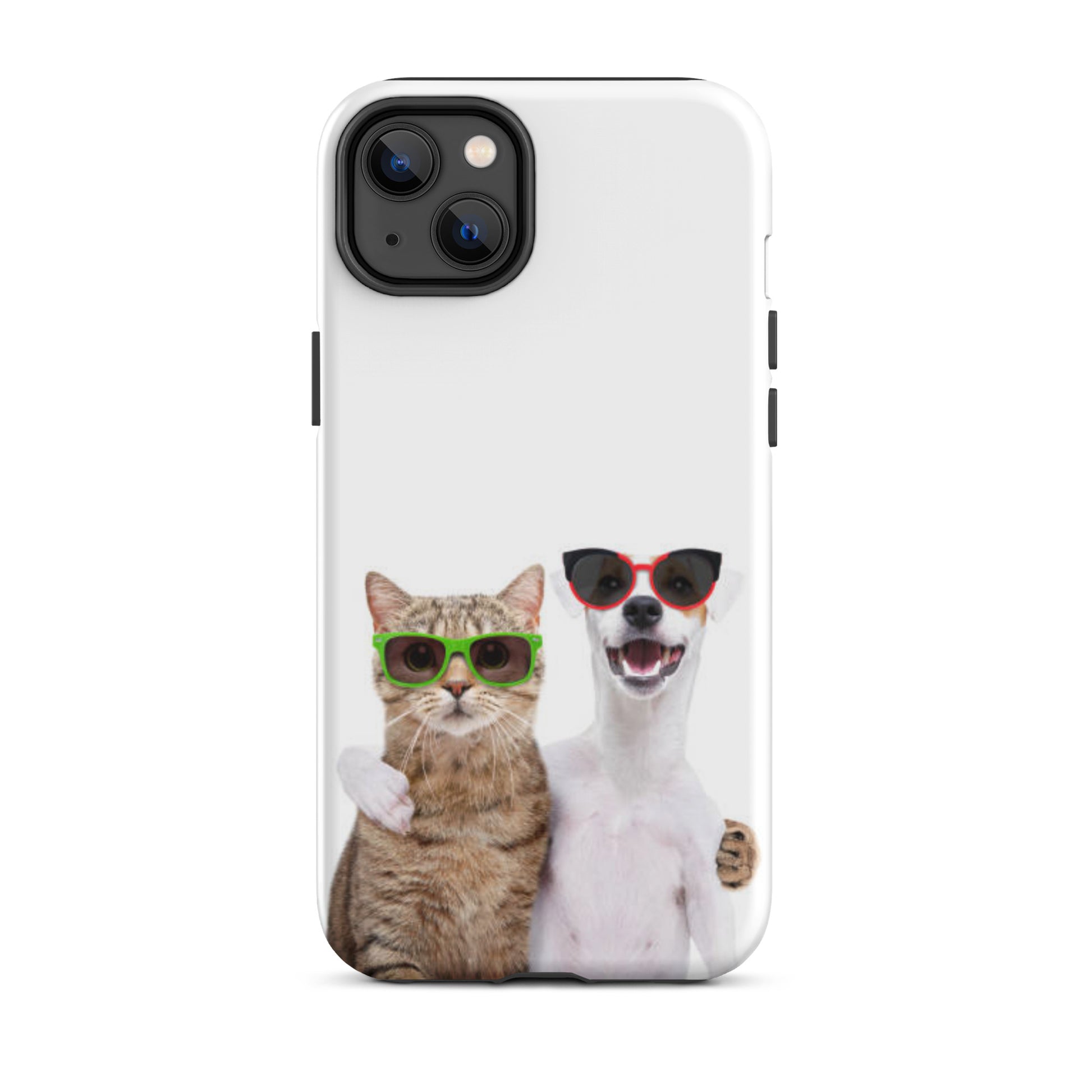 Luxury Tough iPhone Case ''Cat Dog 2'' -- High Quality --