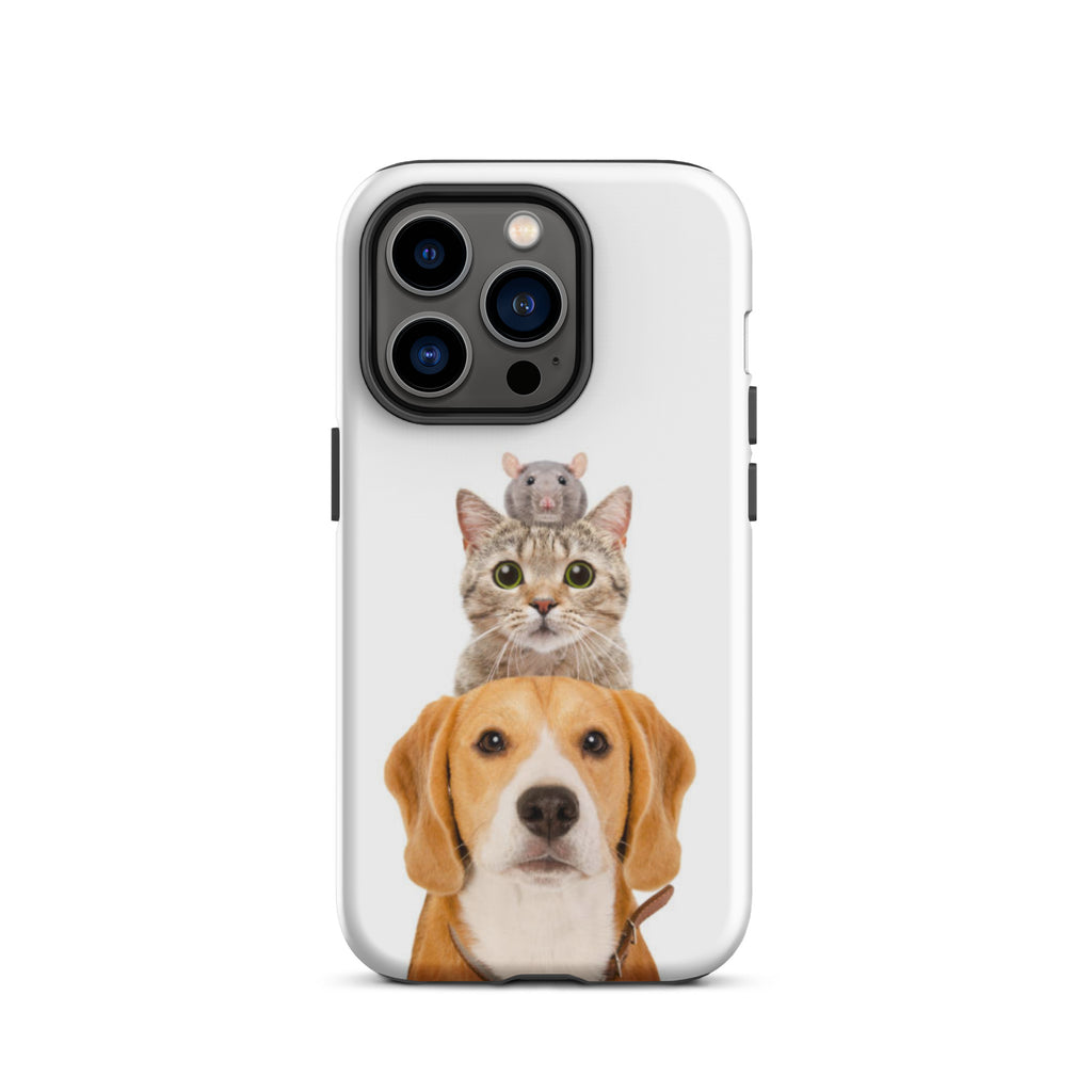 Luxury Tough IPhone Case ''3 Animals'' -- High Quality --