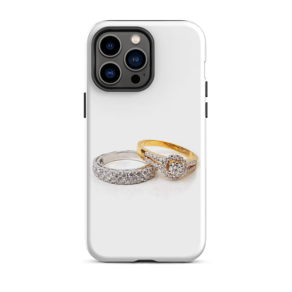 Luxury Tough IPhone Case ''Diamond Rings'' -- High Quality --