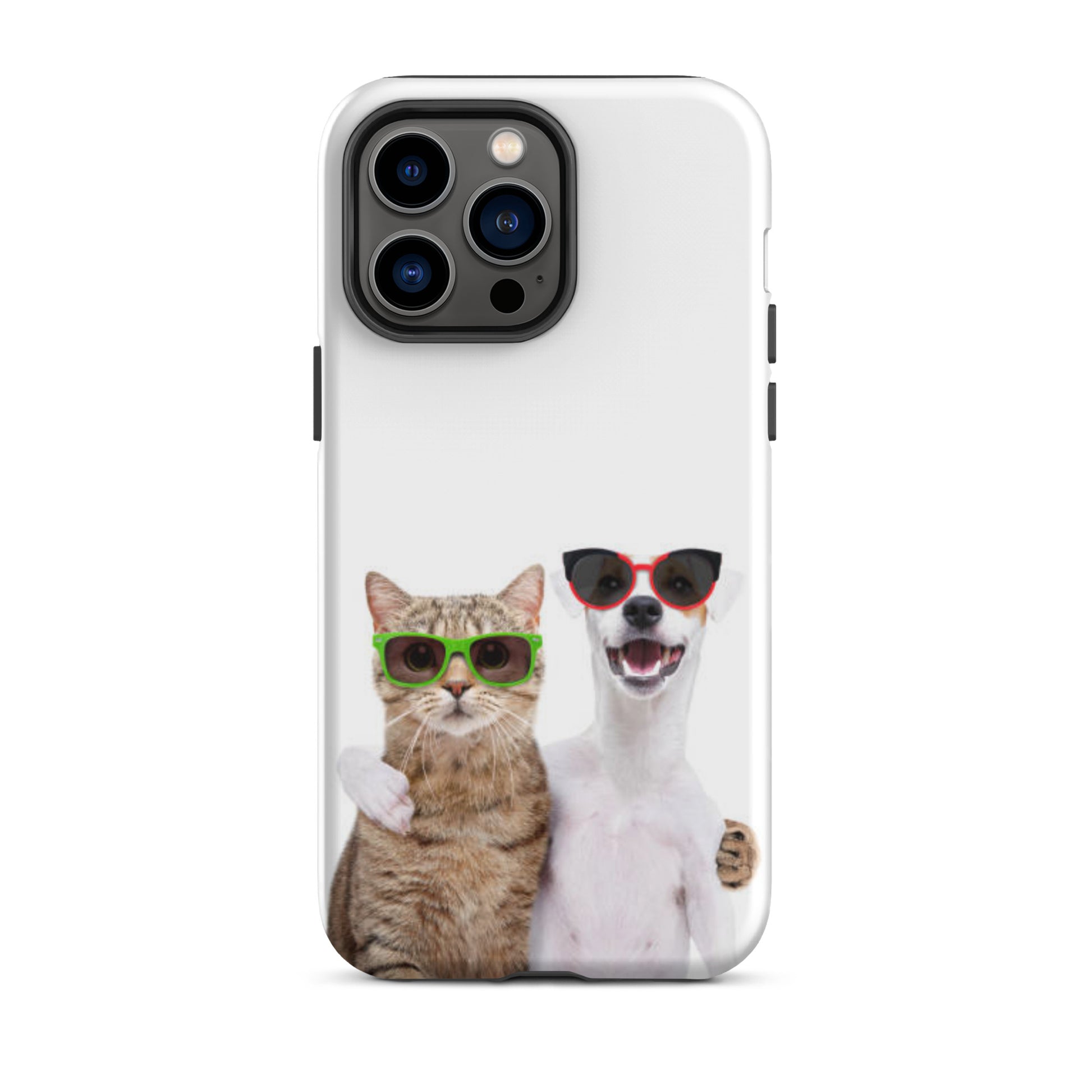 Luxury Tough iPhone Case ''Cat Dog 2'' -- High Quality --