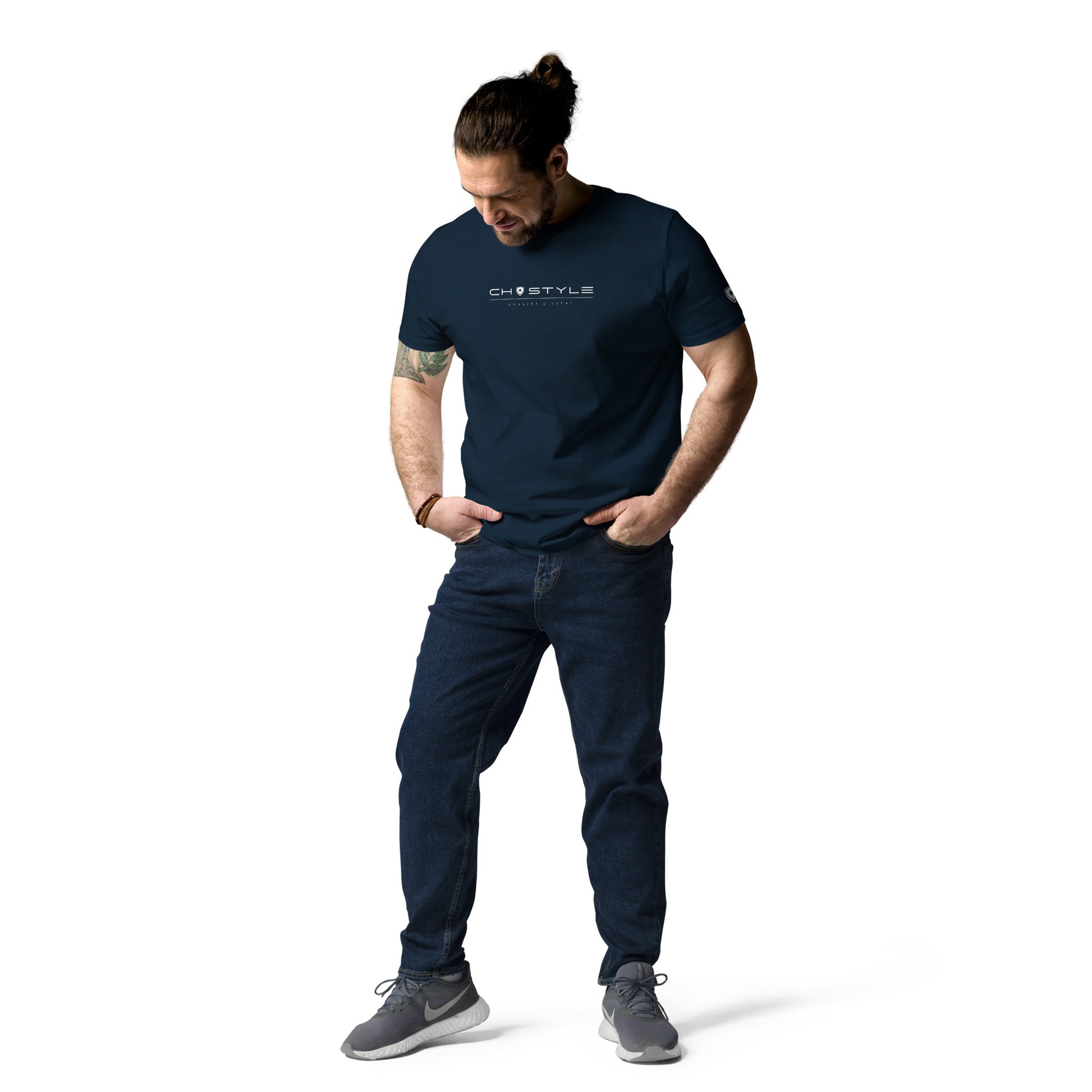 100% Organic T-shirt Black, Navy and Anthracite
