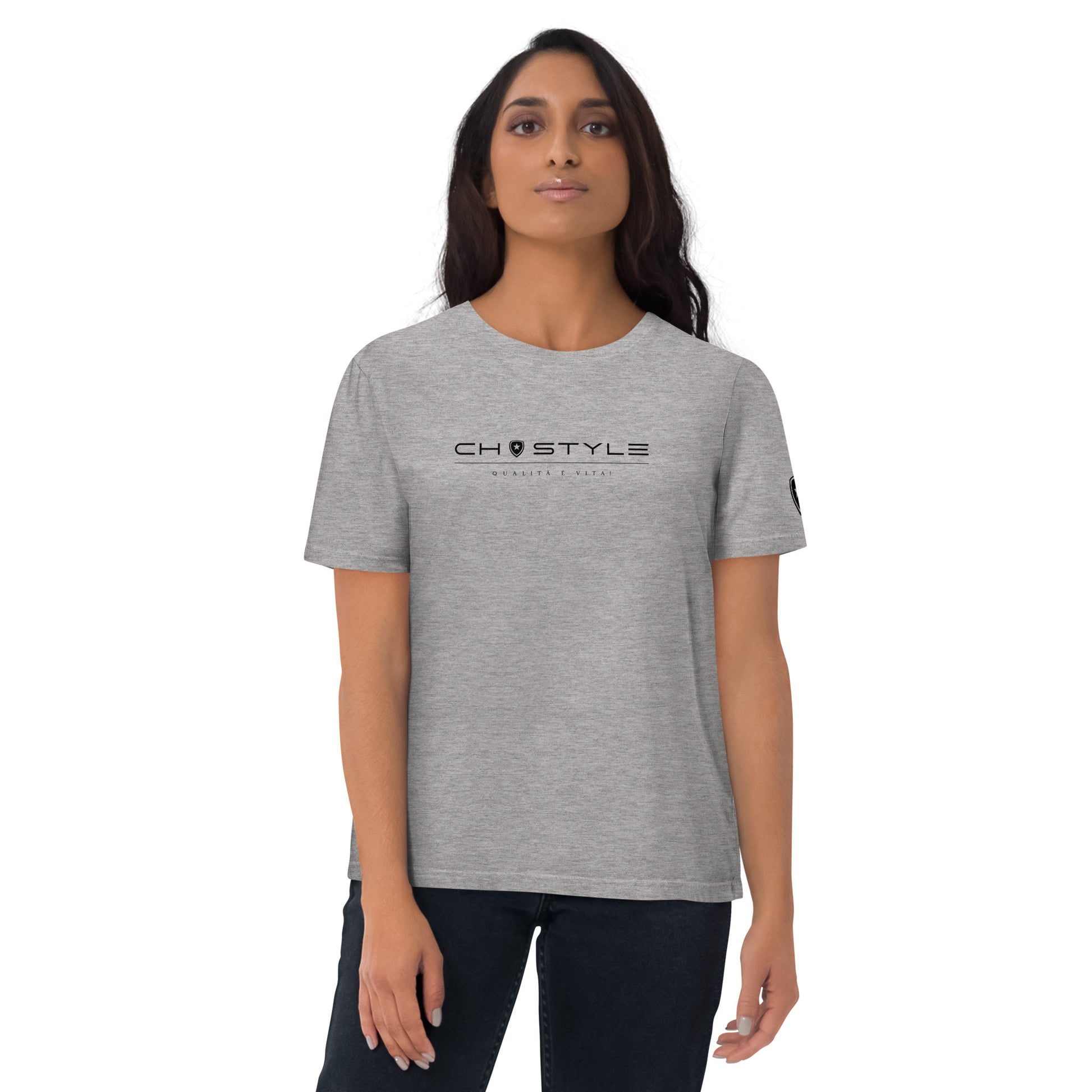 100% Organic T-shirt Grey
