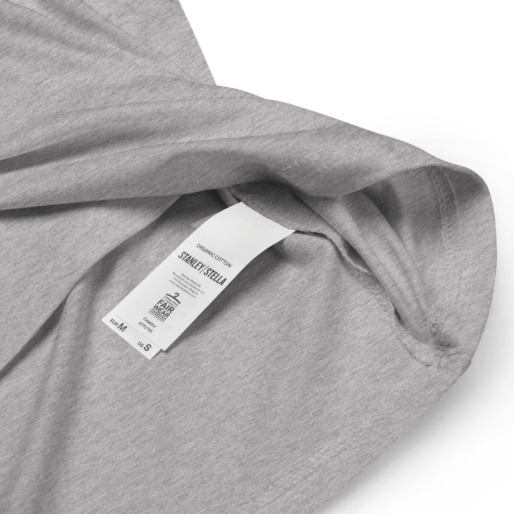 100% Organic T-shirt Grey