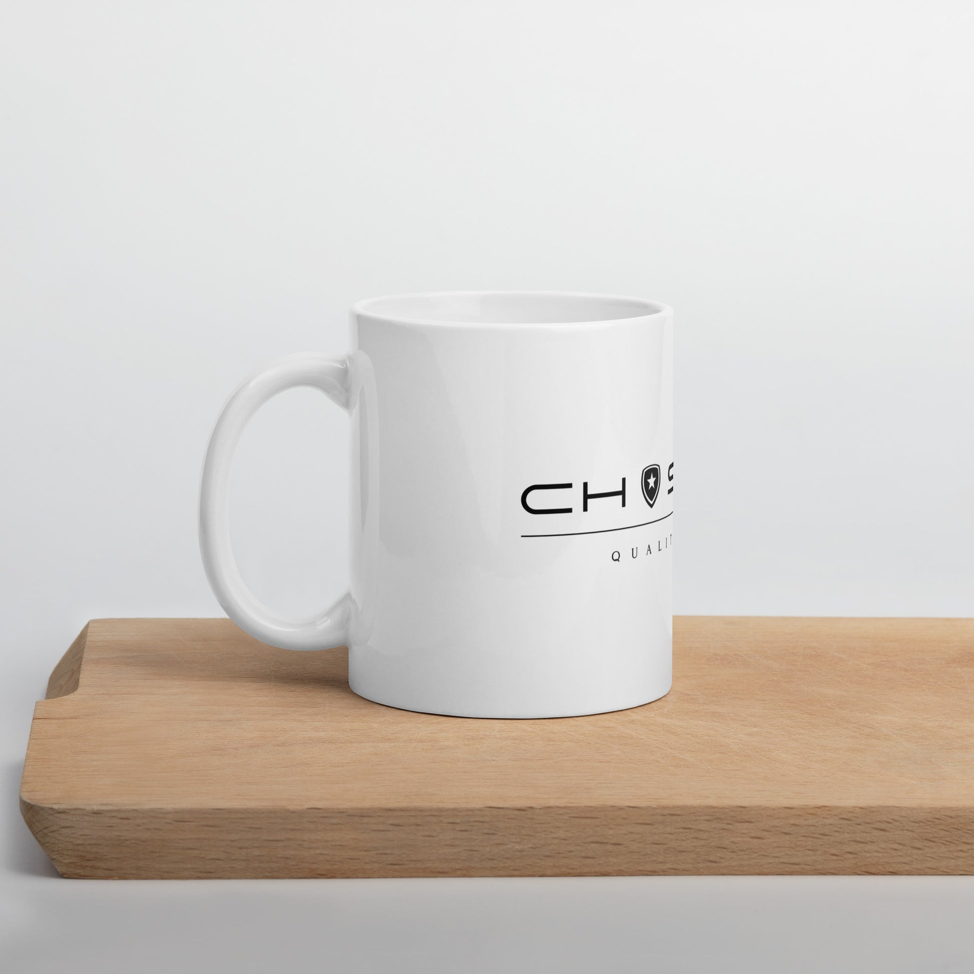 Luxury White Glossy Mug  -- High Quality --