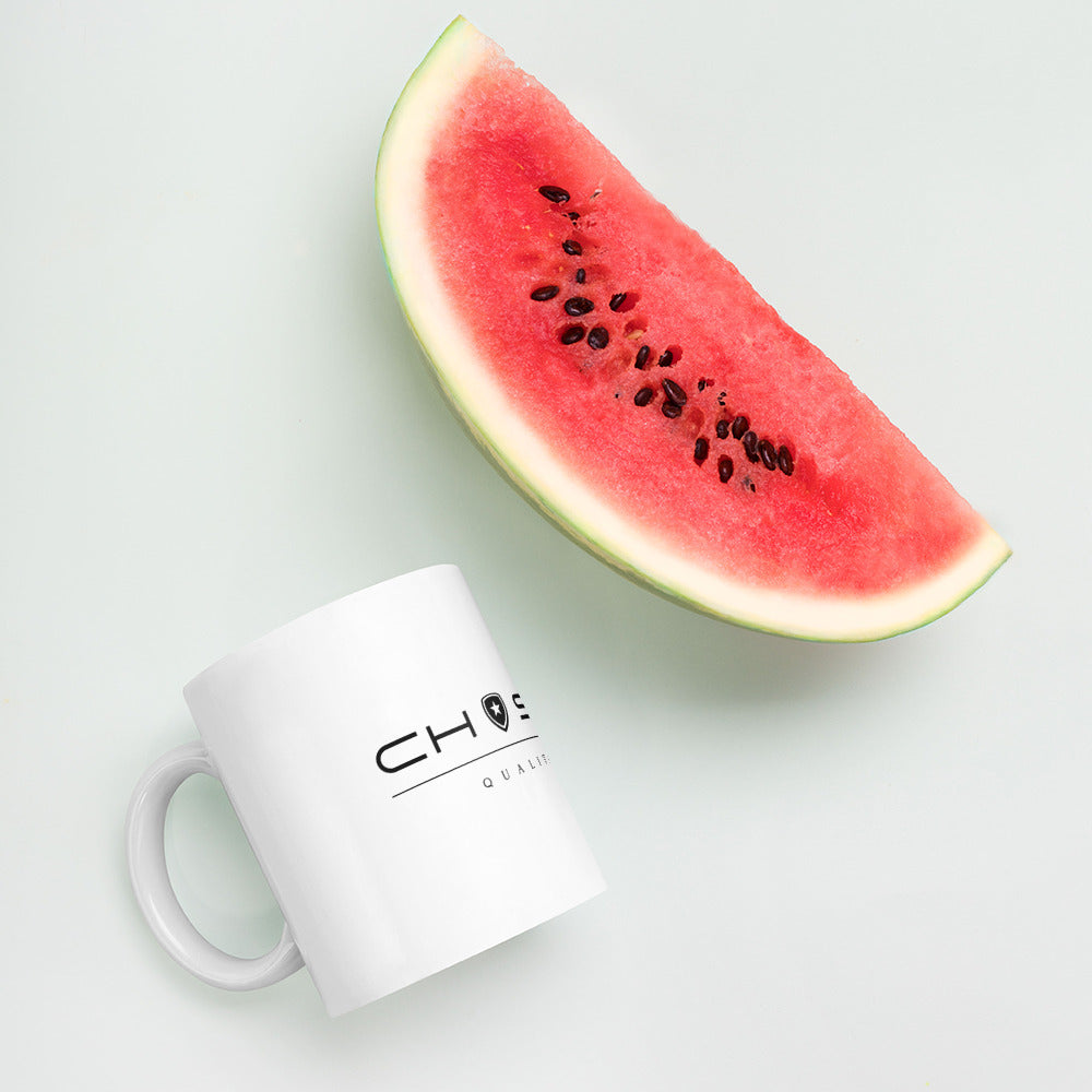 Luxury White Glossy Mug  -- High Quality --