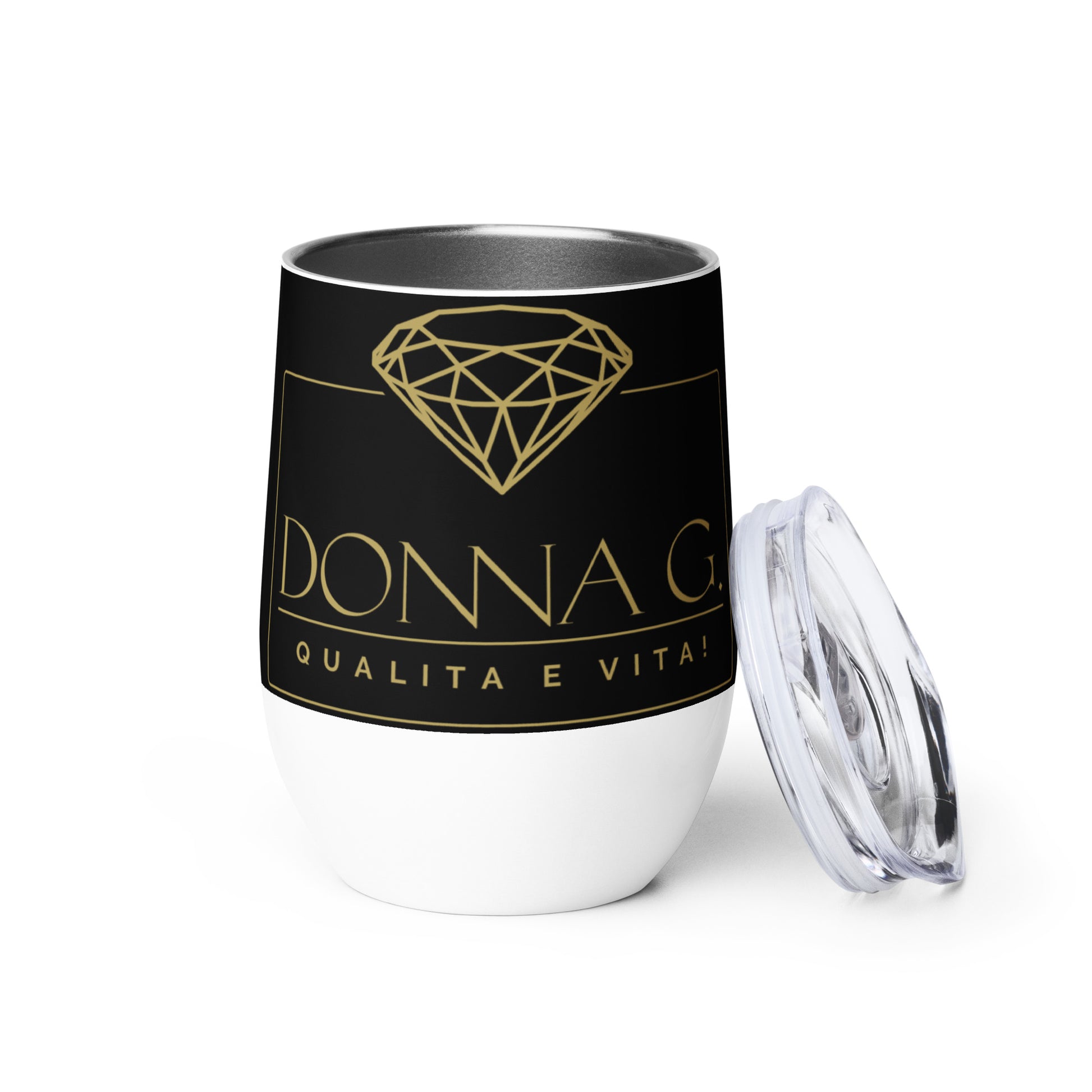 Luxury Wine Tumbler --Donna G.-- Black