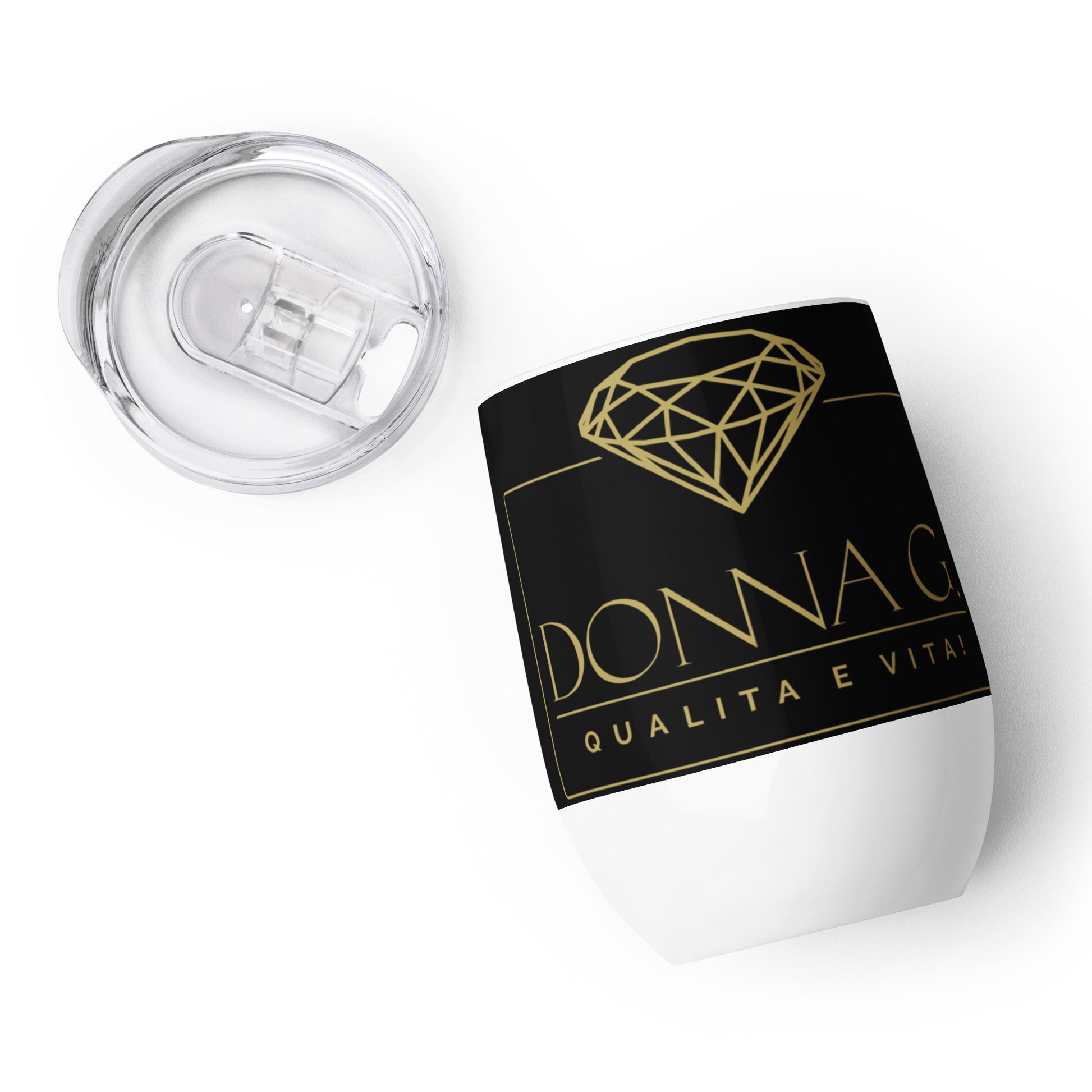 Luxury Wine Tumbler --Donna G.-- Black