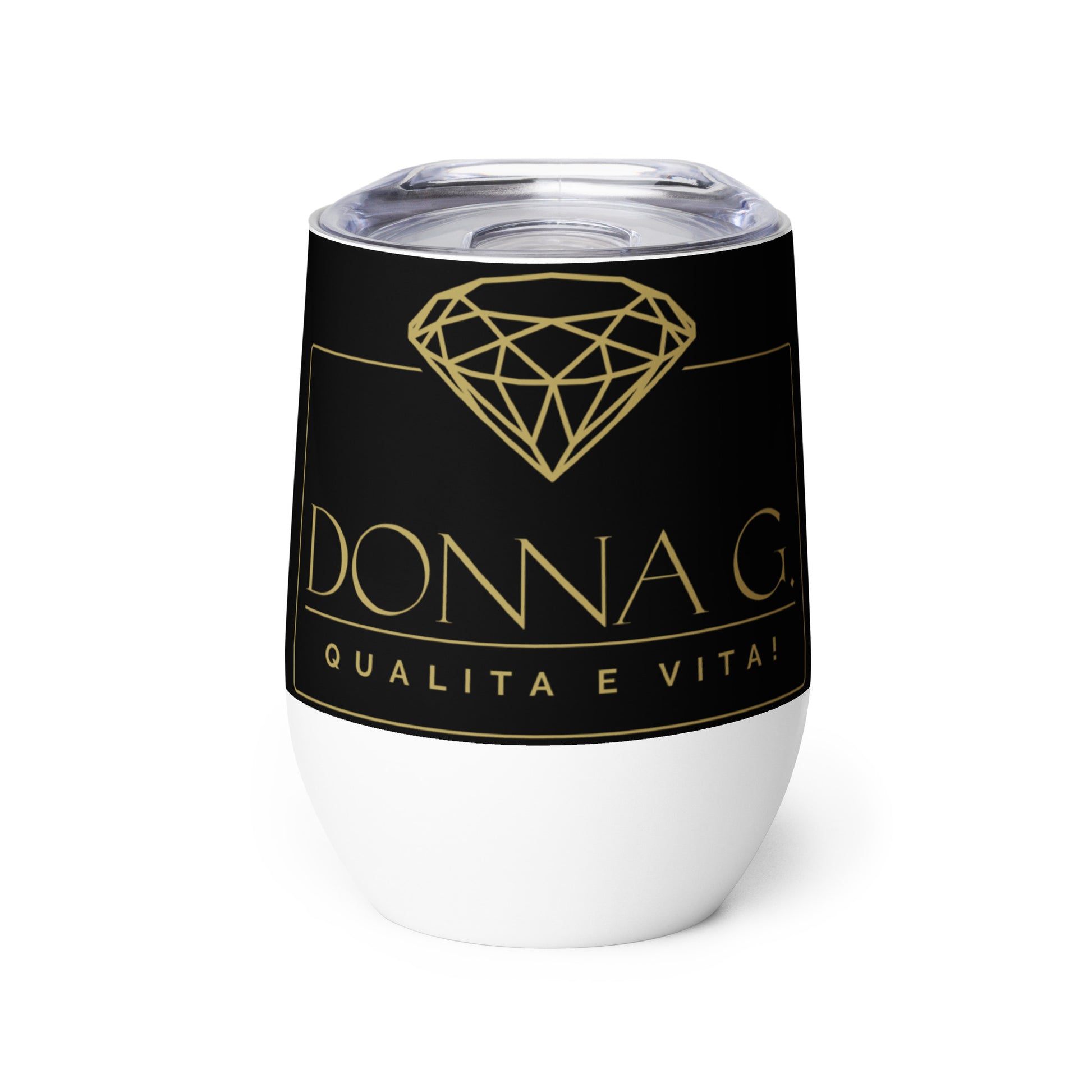 Luxury Wine Tumbler --Donna G.-- Black
